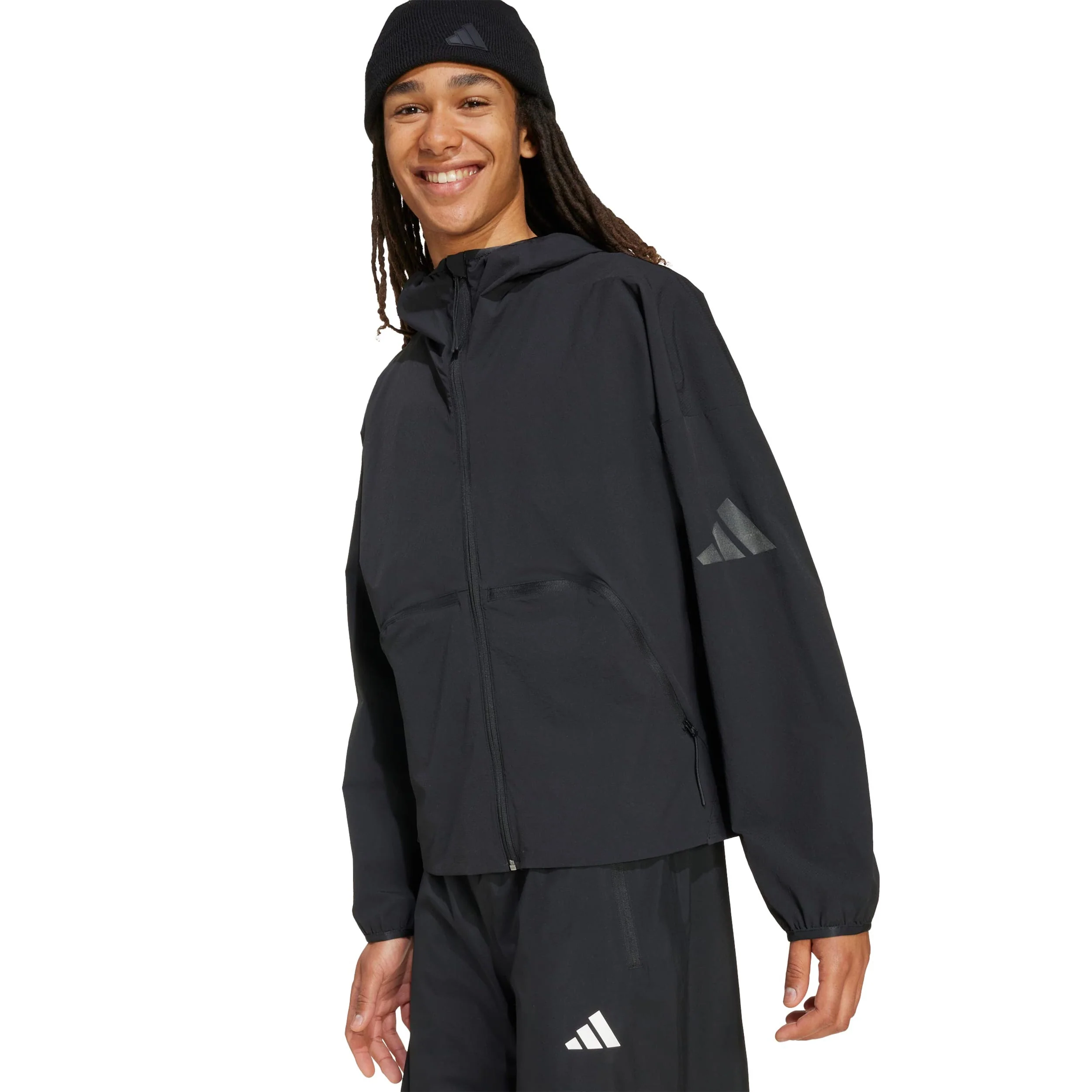 My Shelter Windbreaker Veste de survêtement Hommes-noir - Image 5