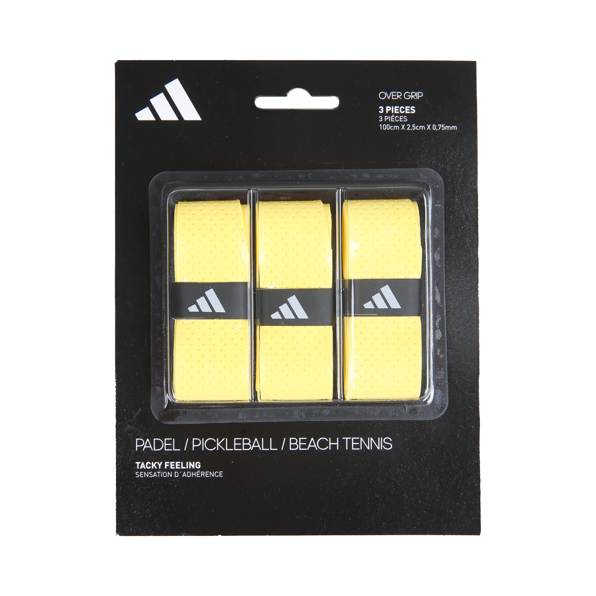 Padel Overgrip Pack De 3-Jaune