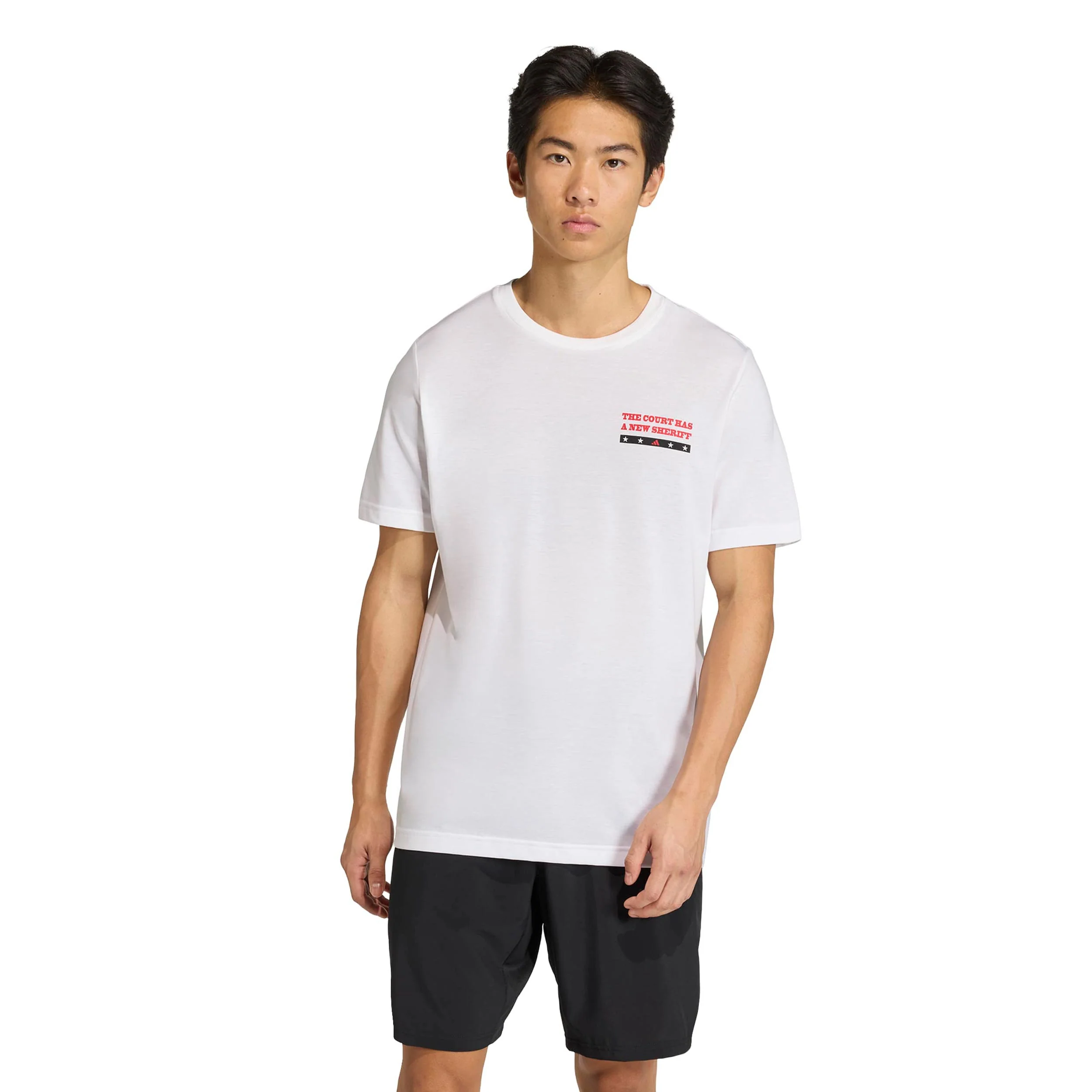 Padel Wanted Graphic T-shirt Hommes - blanc, multicouleur