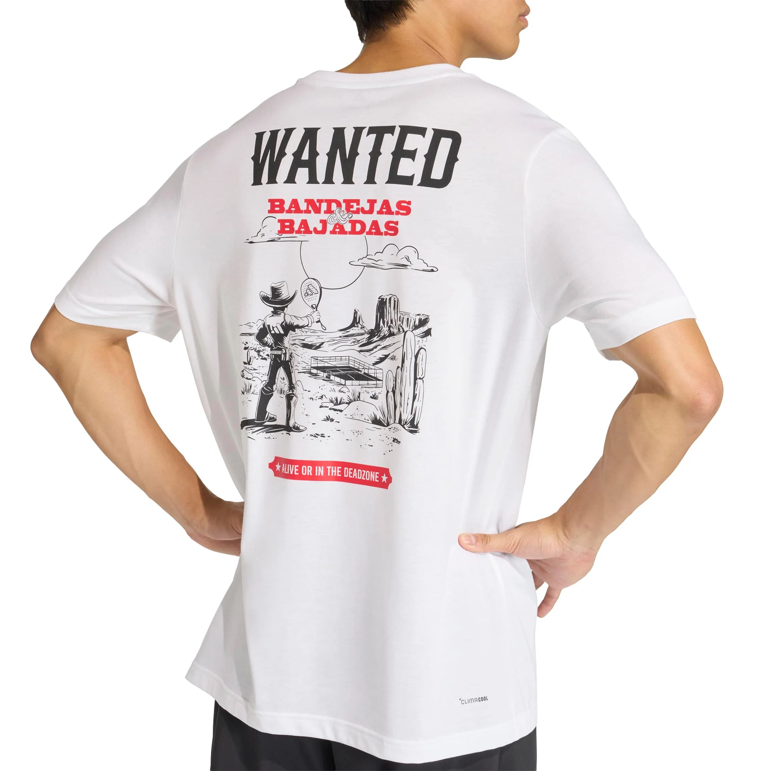 Padel Wanted Graphic T-shirt Hommes - blanc, multicouleur - Image 6