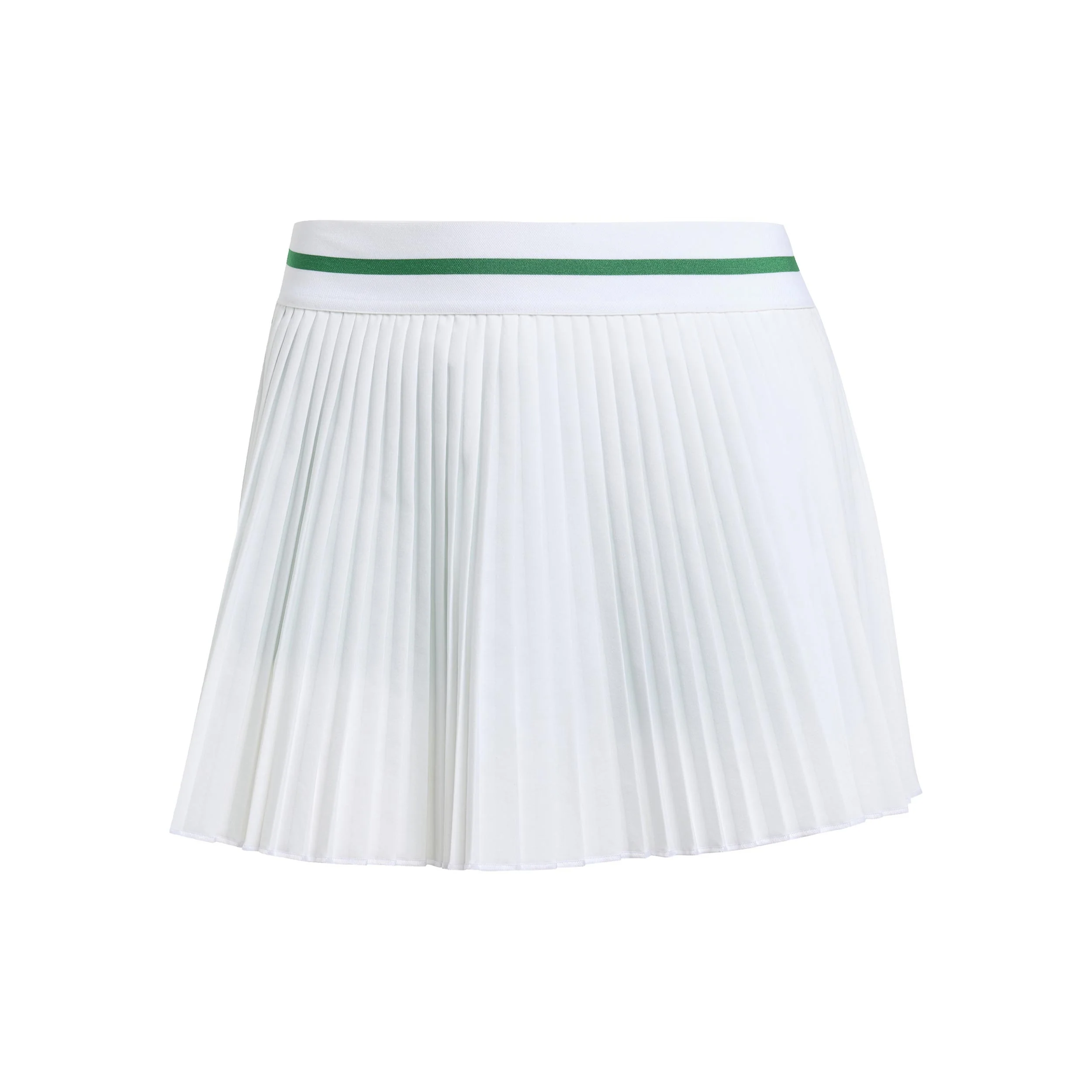Pleat Pro Jupe Femmes-Blanc,Vert