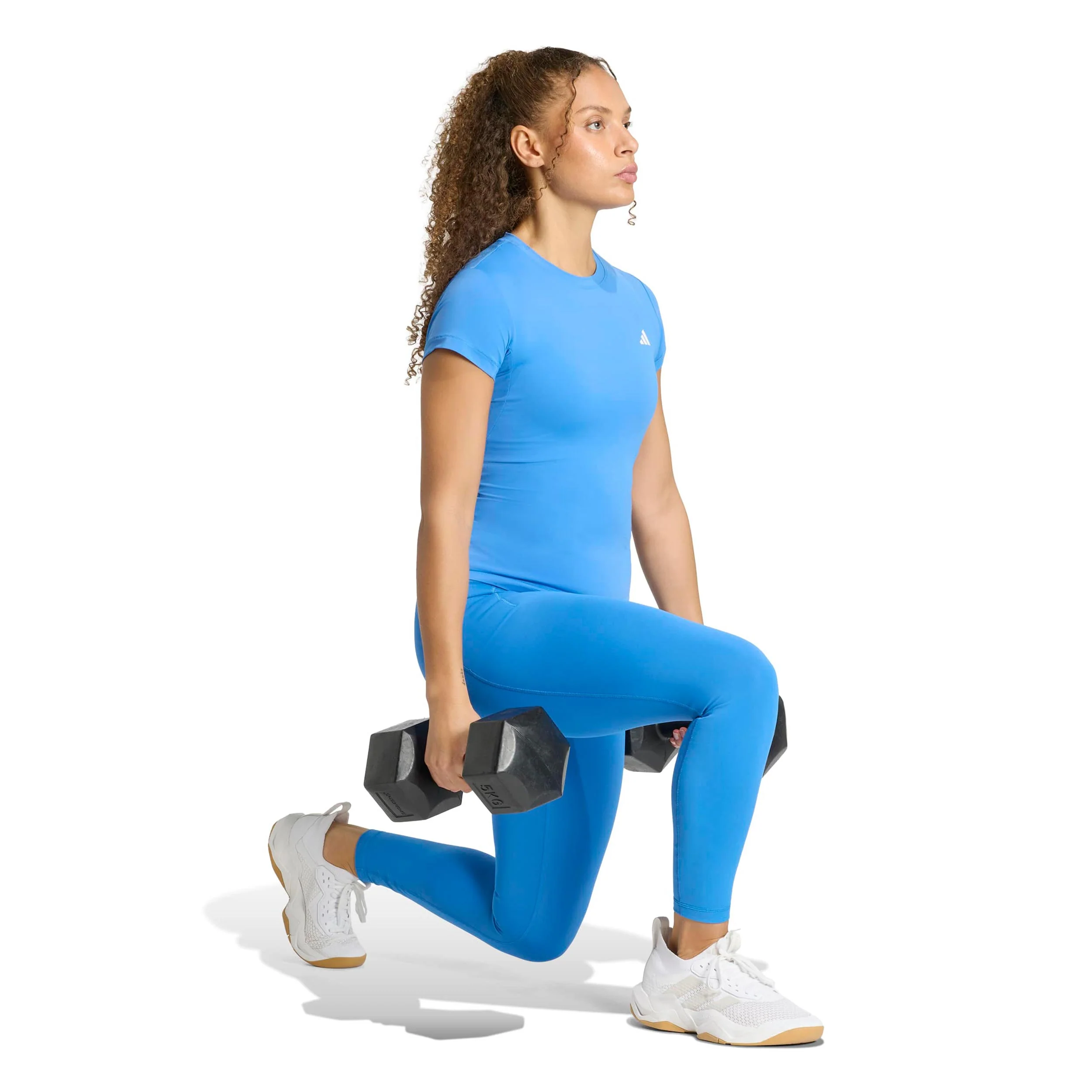 Power Essentials Workout T-shirt Femmes - turquoise - Image 4
