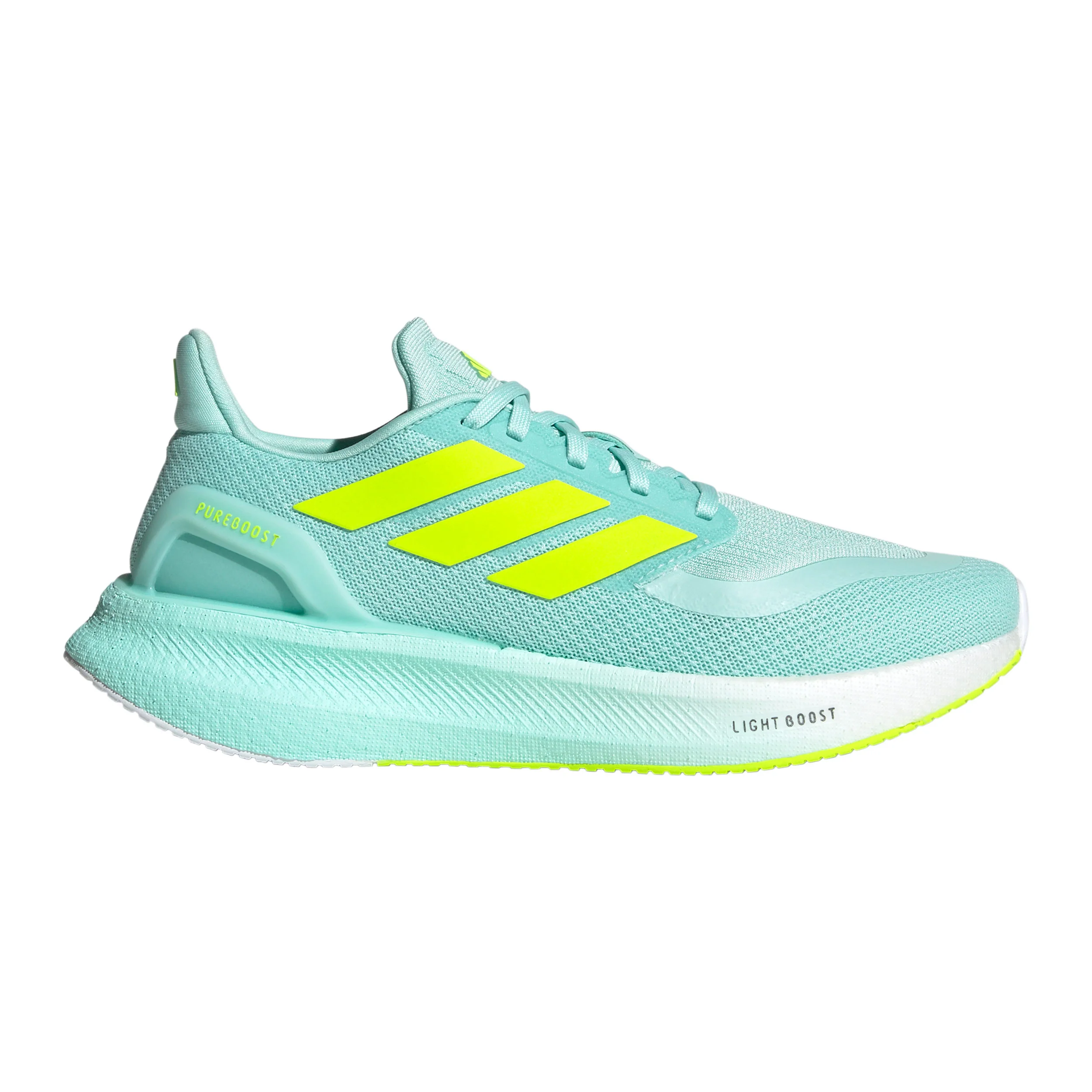Pureboost 5 Chaussure de running sans stabilisateurs Femmes - menthe, jaunes fluo