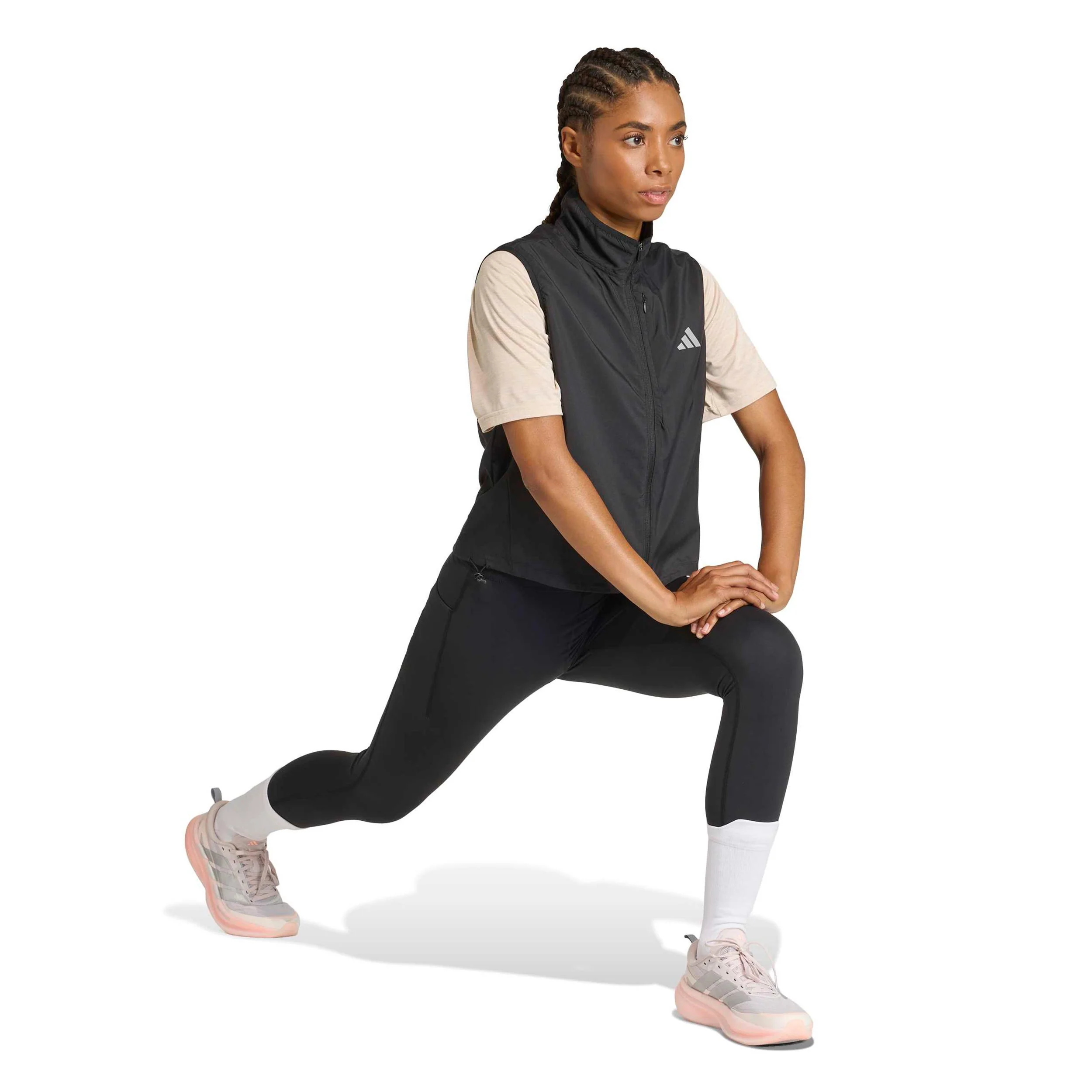 Run Essential Vest Gilets de course Femmes-noir - Image 4