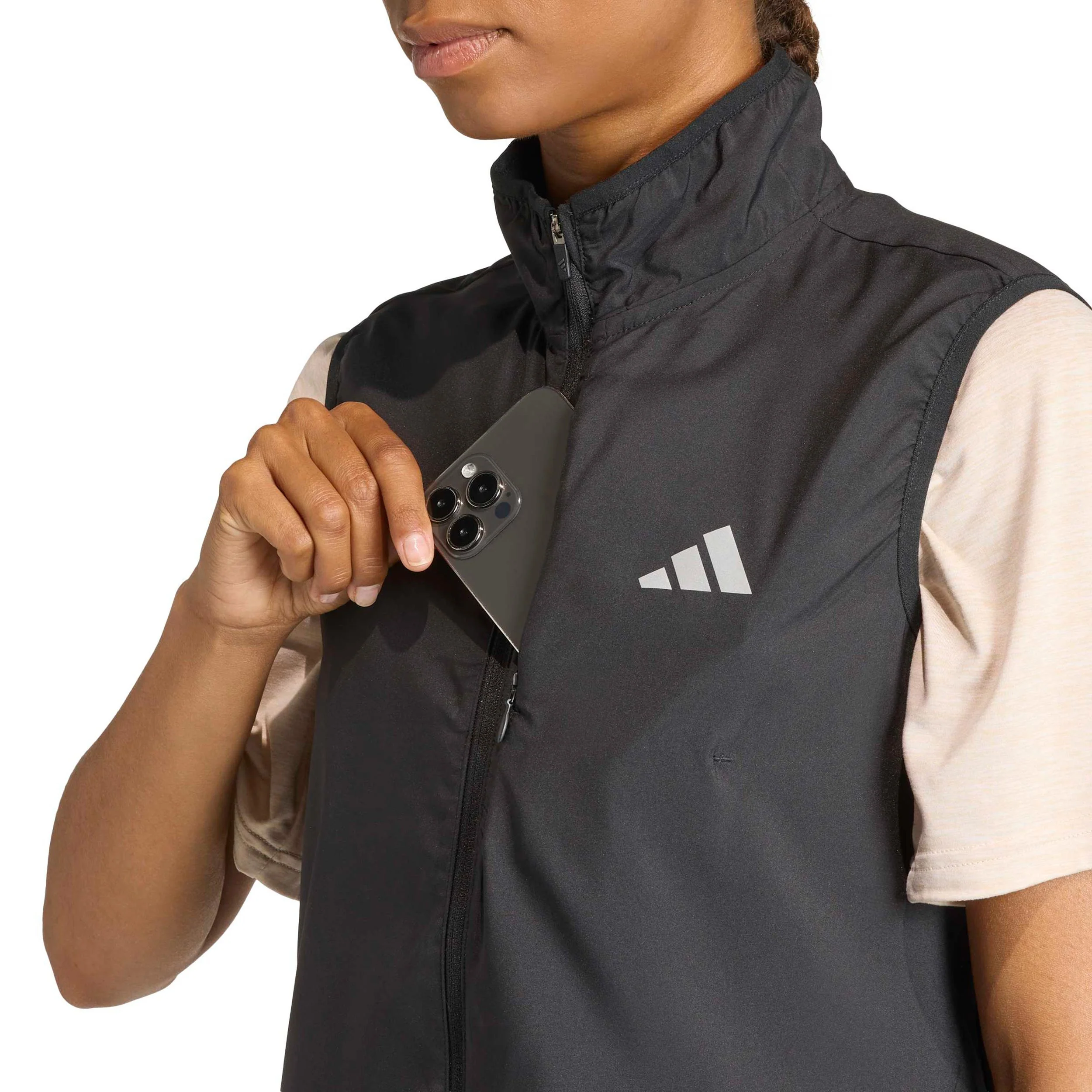 Run Essential Vest Gilets de course Femmes-noir - Image 7