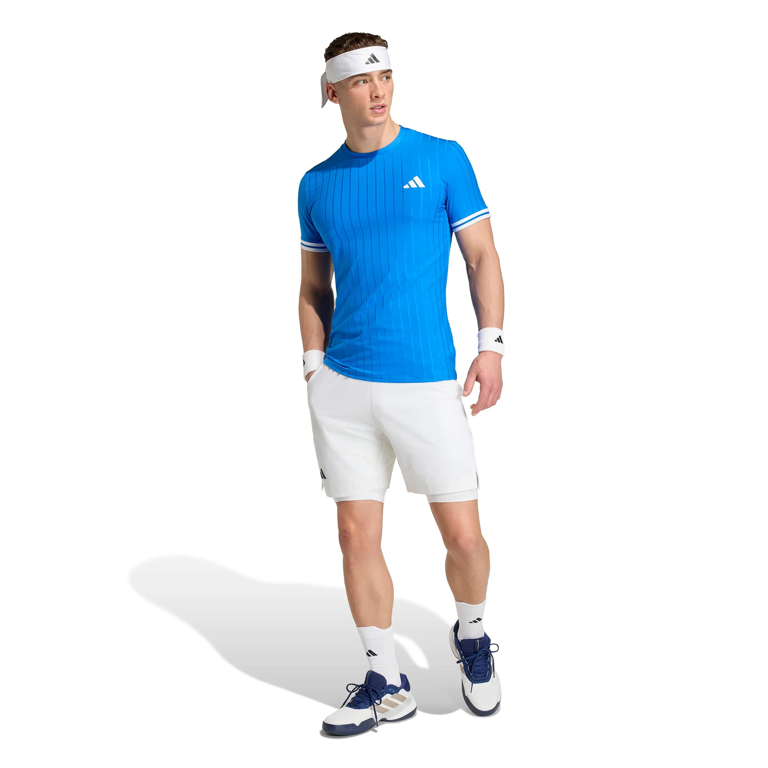 Short & Tight Set Shorts Hommes - blanc - Image 4