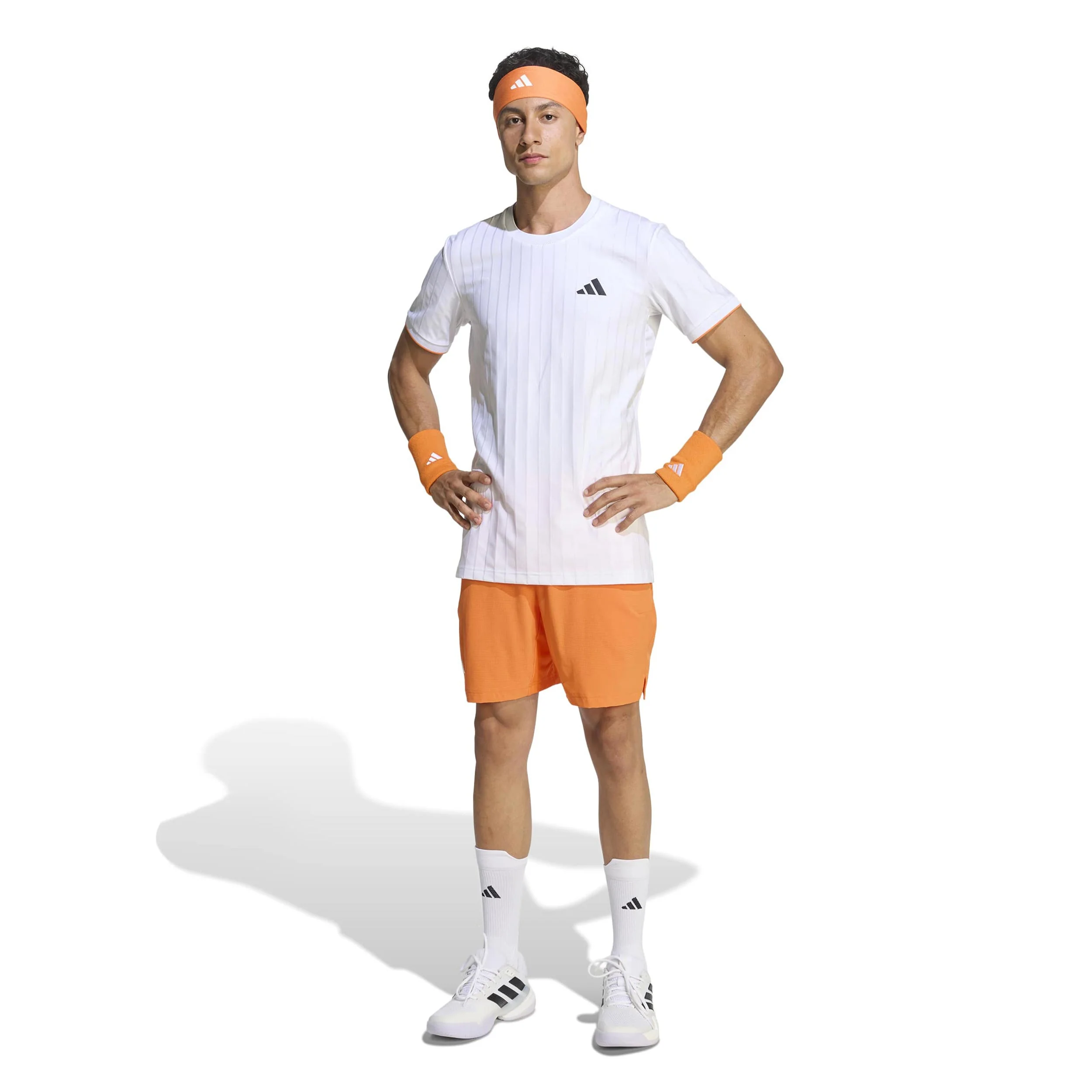 Shorts & Tight Set Hommes - orange - Image 7