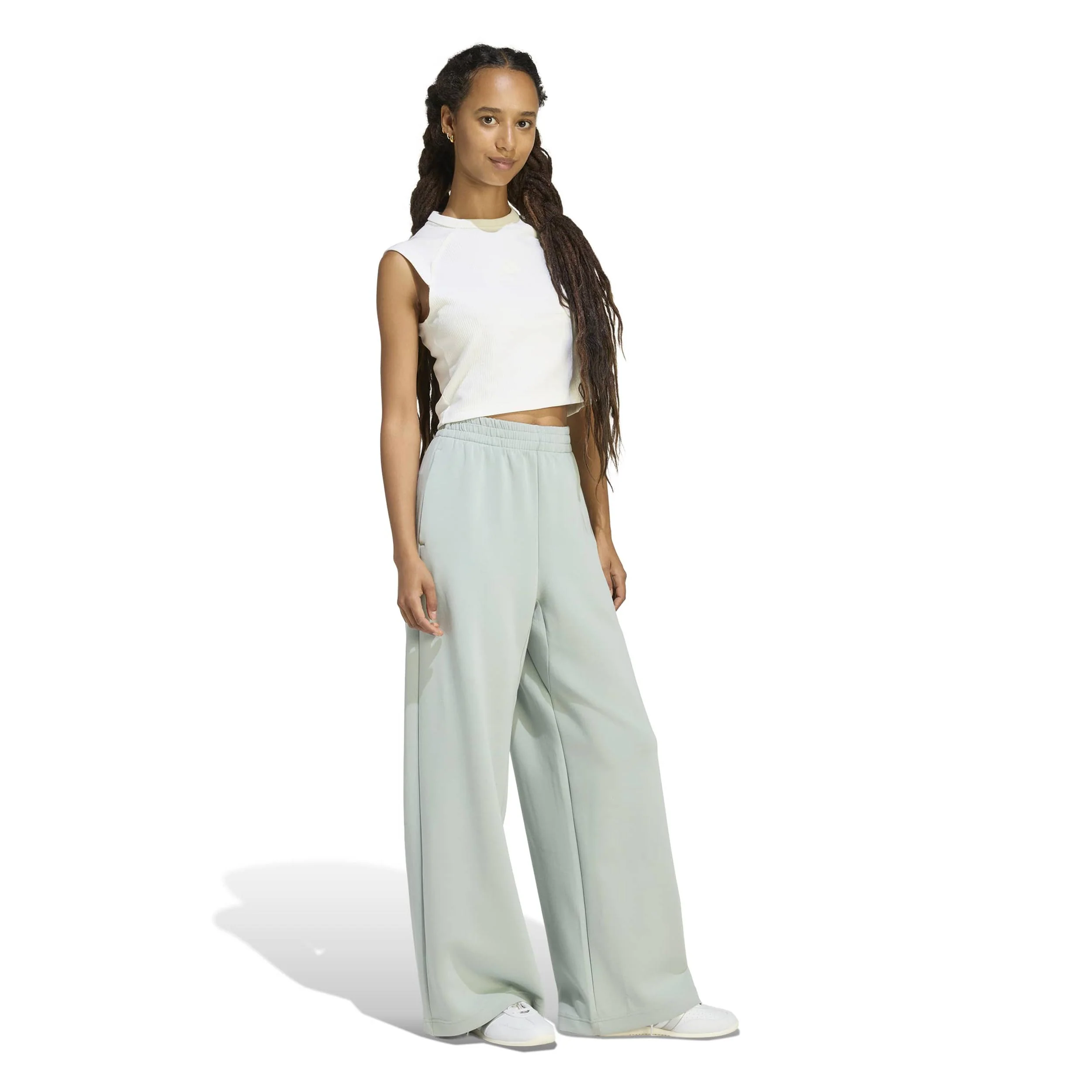 Soft Lux Straight Pantalon survêtement Femmes - sauge - Image 4