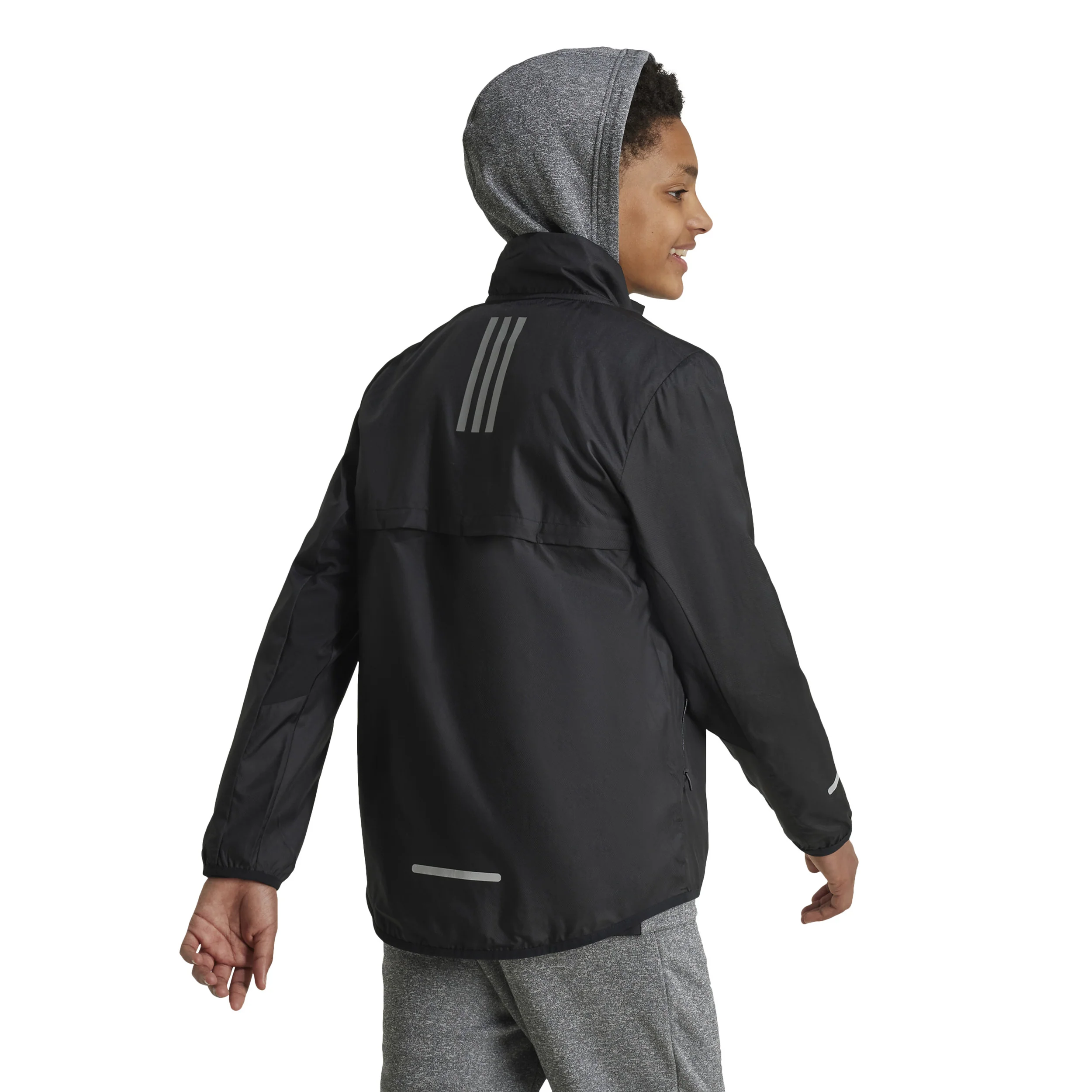 Teamwear WindReady Veste Running Enfants-Noir - Image 3