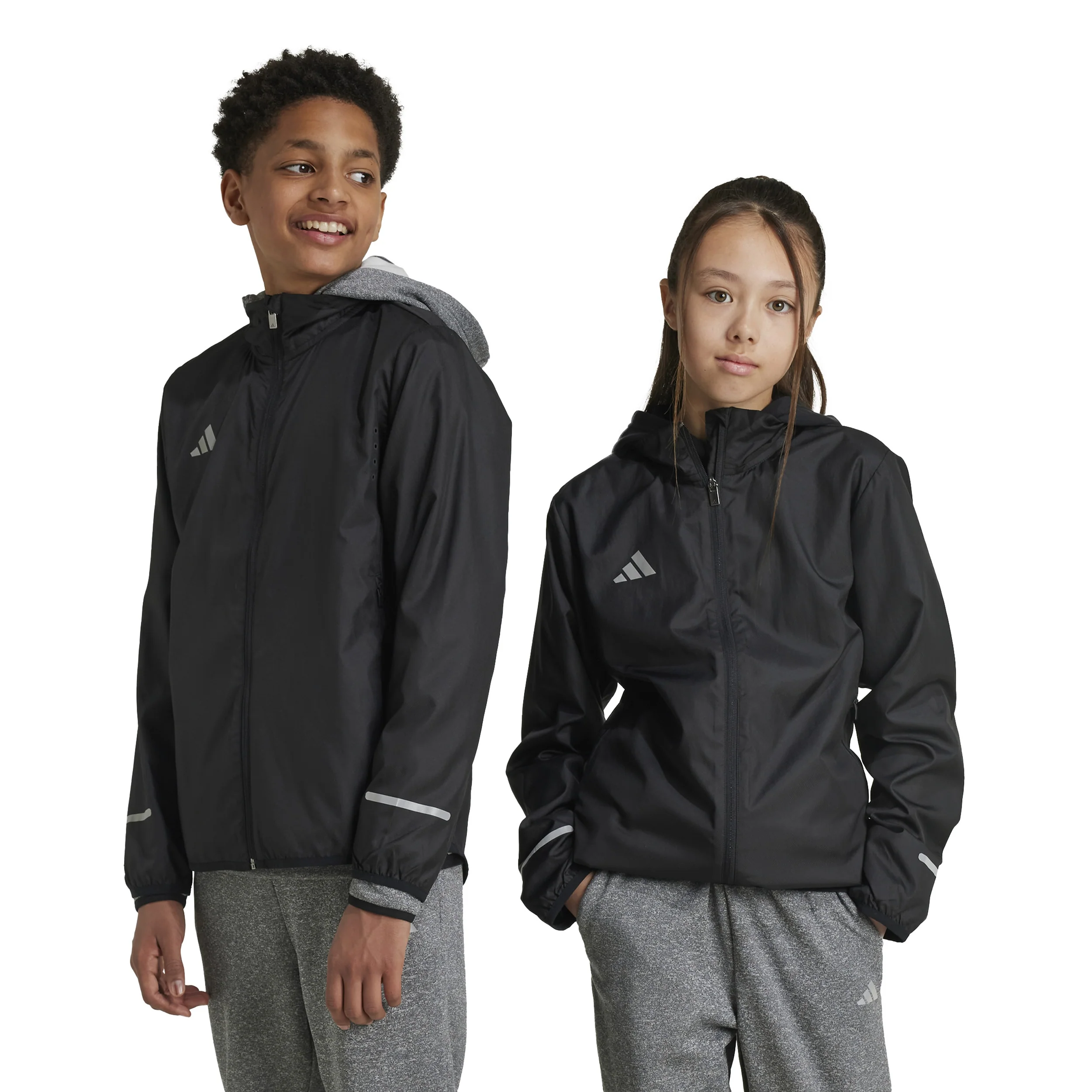 Teamwear WindReady Veste Running Enfants-Noir - Image 7