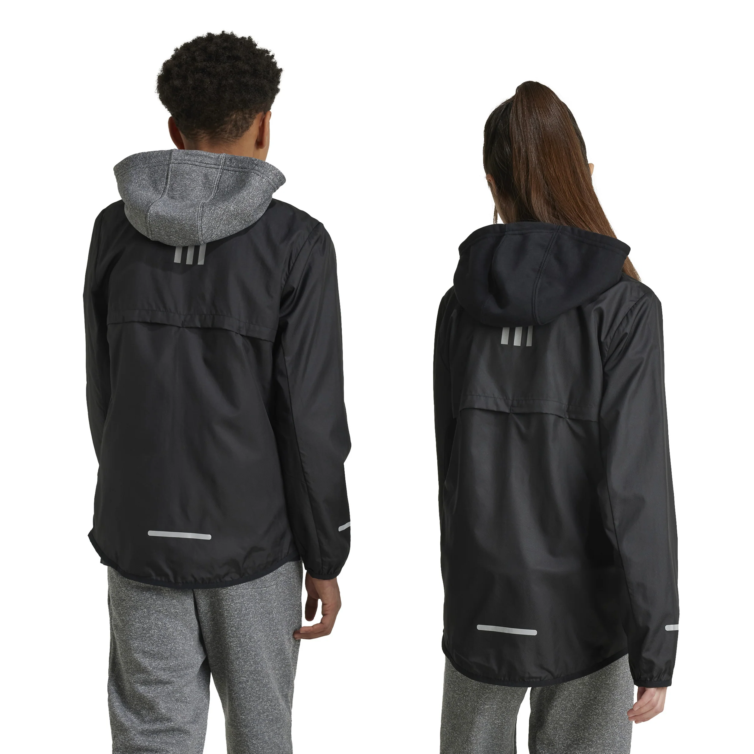Teamwear WindReady Veste Running Enfants-Noir - Image 8
