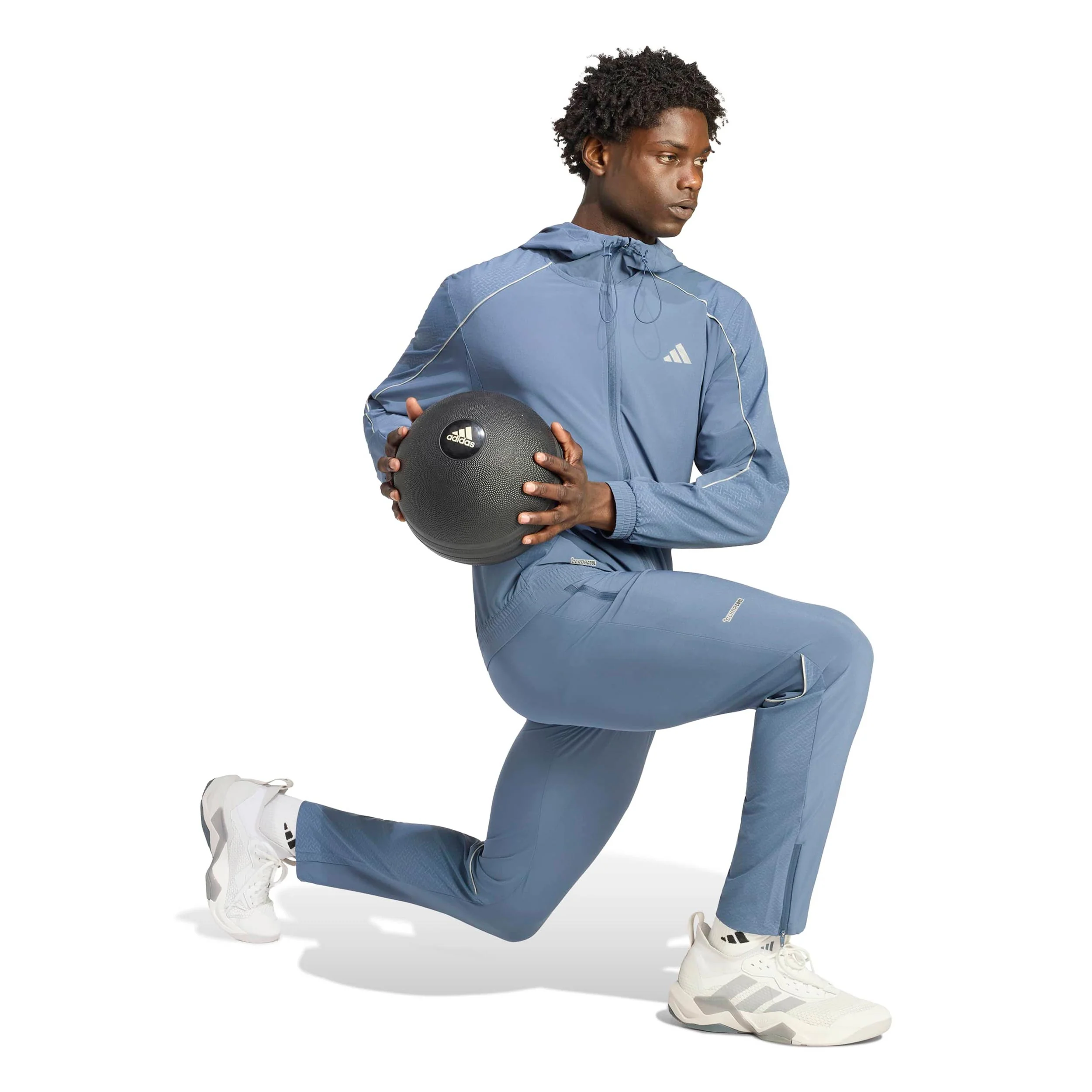 Tech Pantalon survêtement Hommes - bleu gris - Image 4