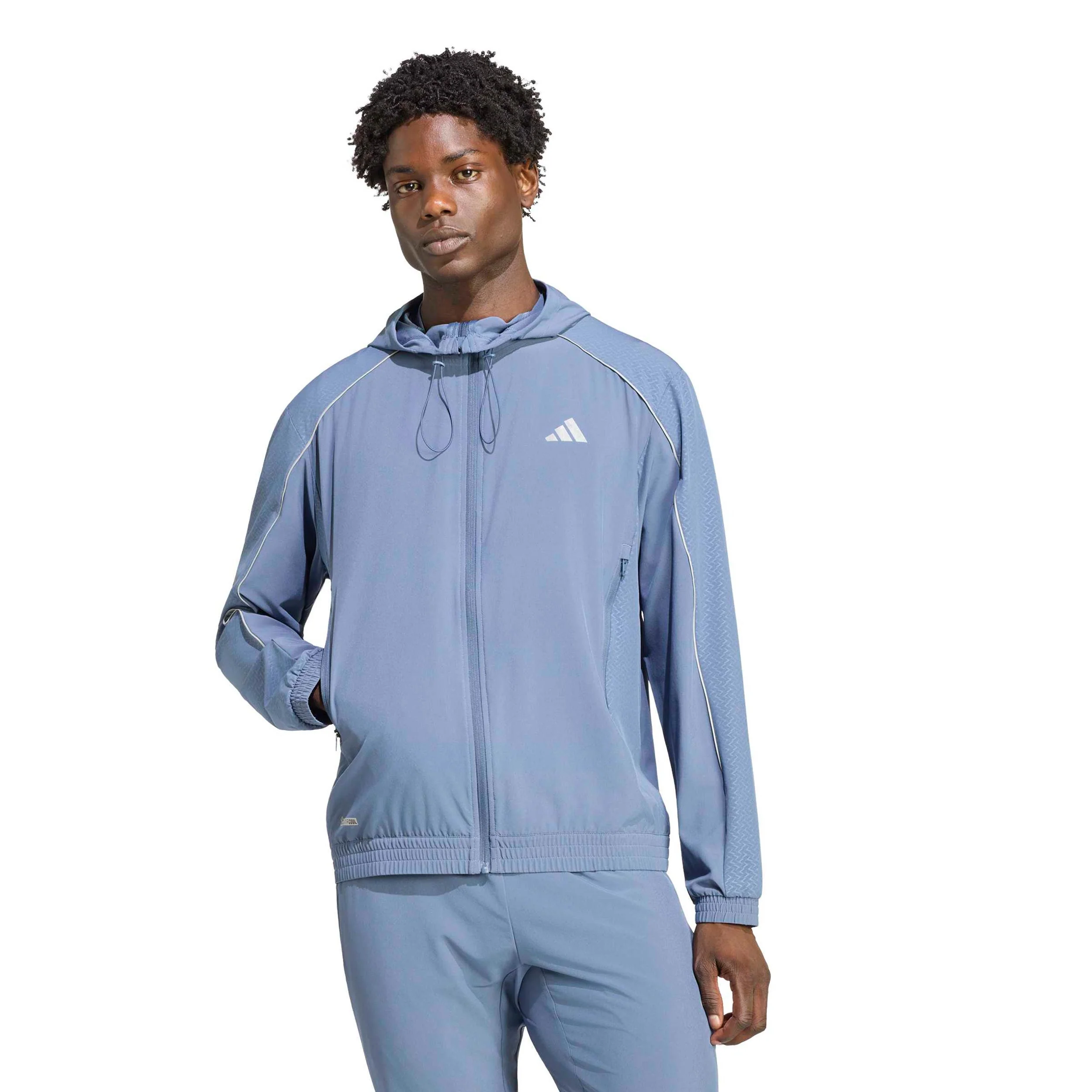 Tech Stop Veste de survêtement Hommes - bleu gris