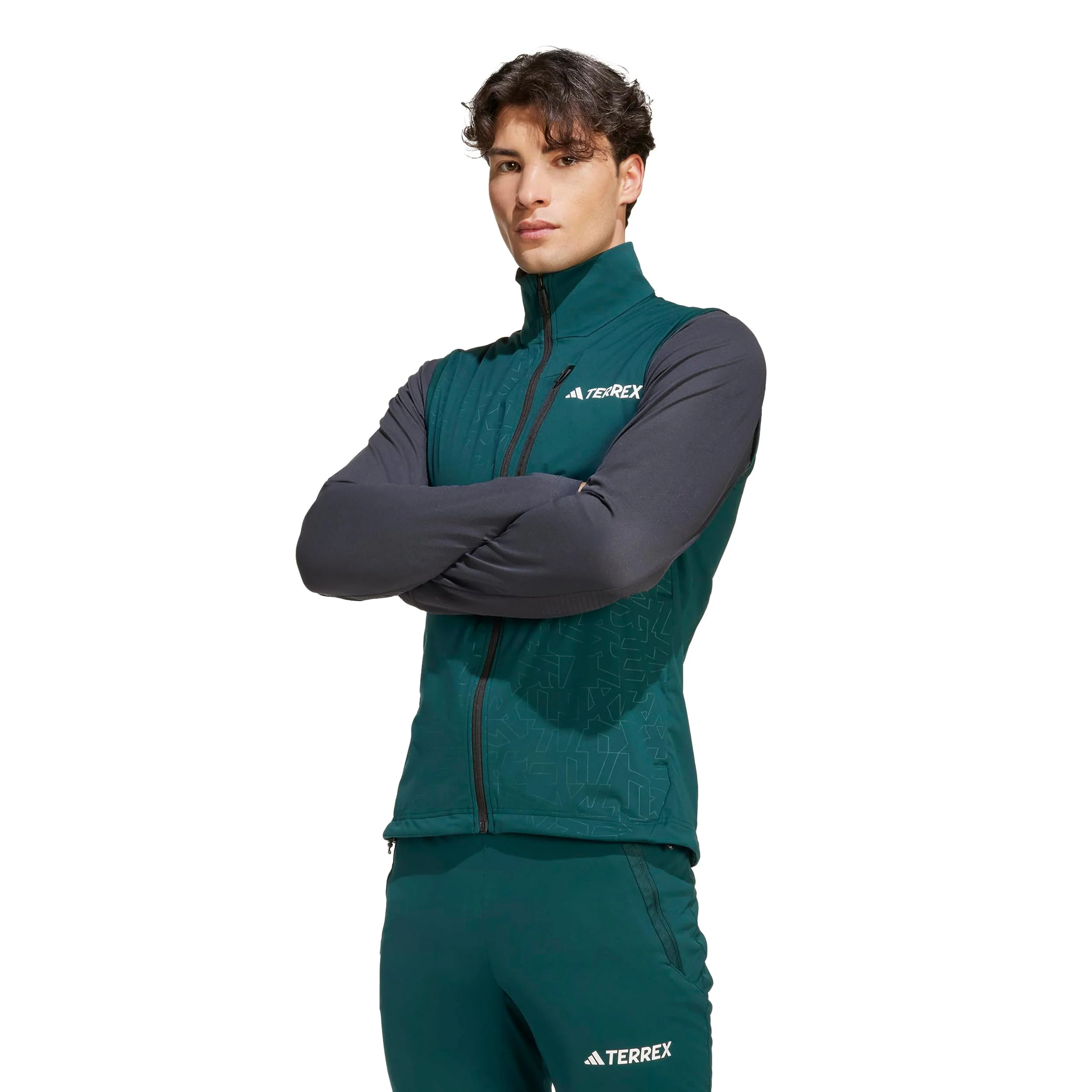 Terrex XPR Softshell Gilets de course Hommes-vert - Image 2