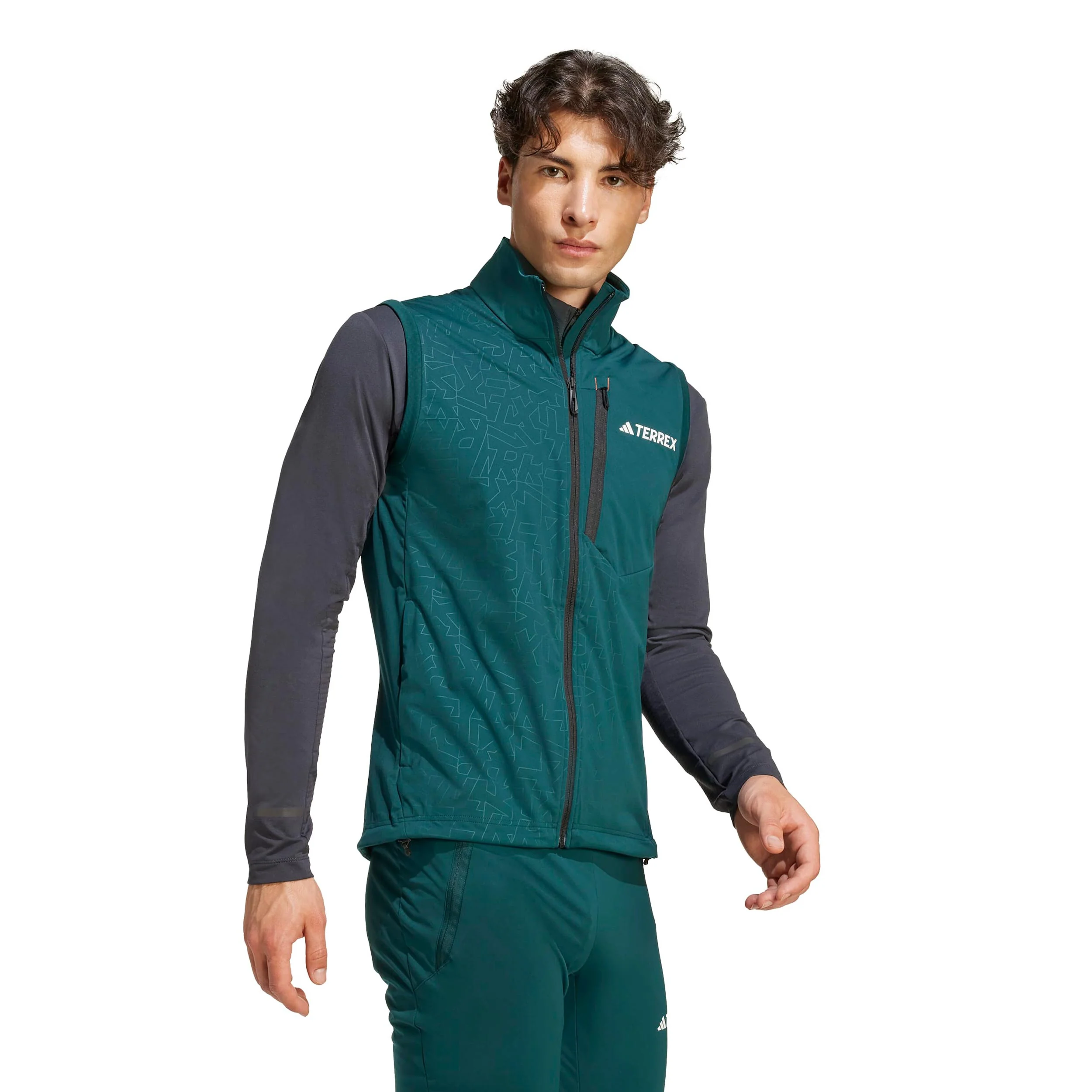 Terrex XPR Softshell Gilets de course Hommes-vert - Image 4
