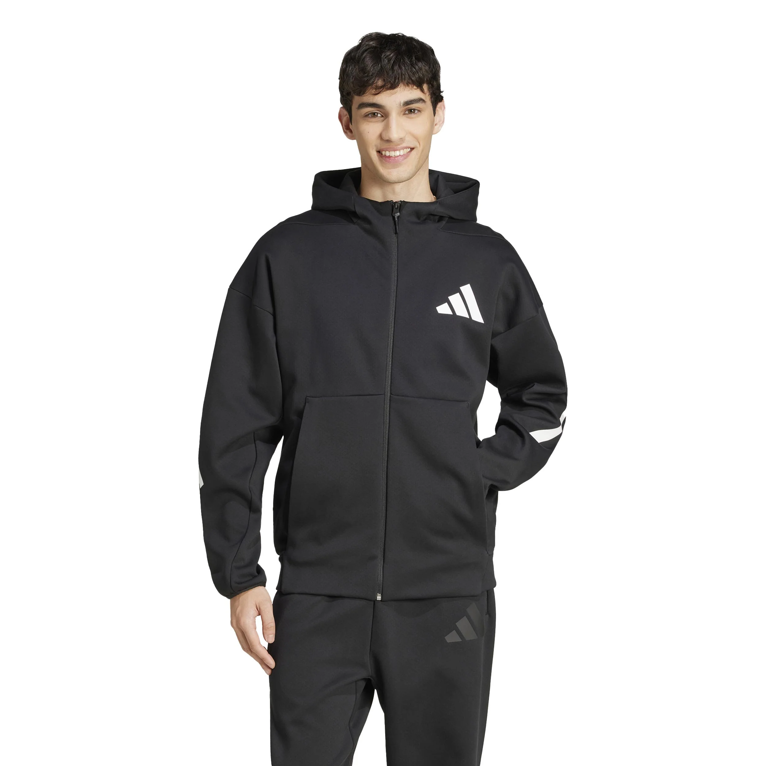 Veste De Survêtement Hommes-Noir,Blanc - Image 2