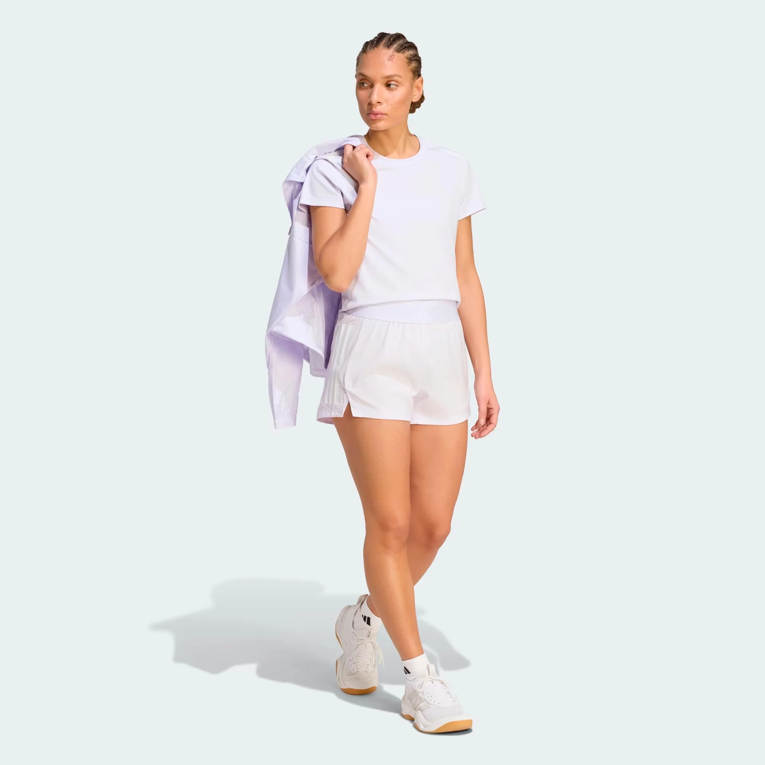 Woven Shorts Femmes - lilas - Image 4