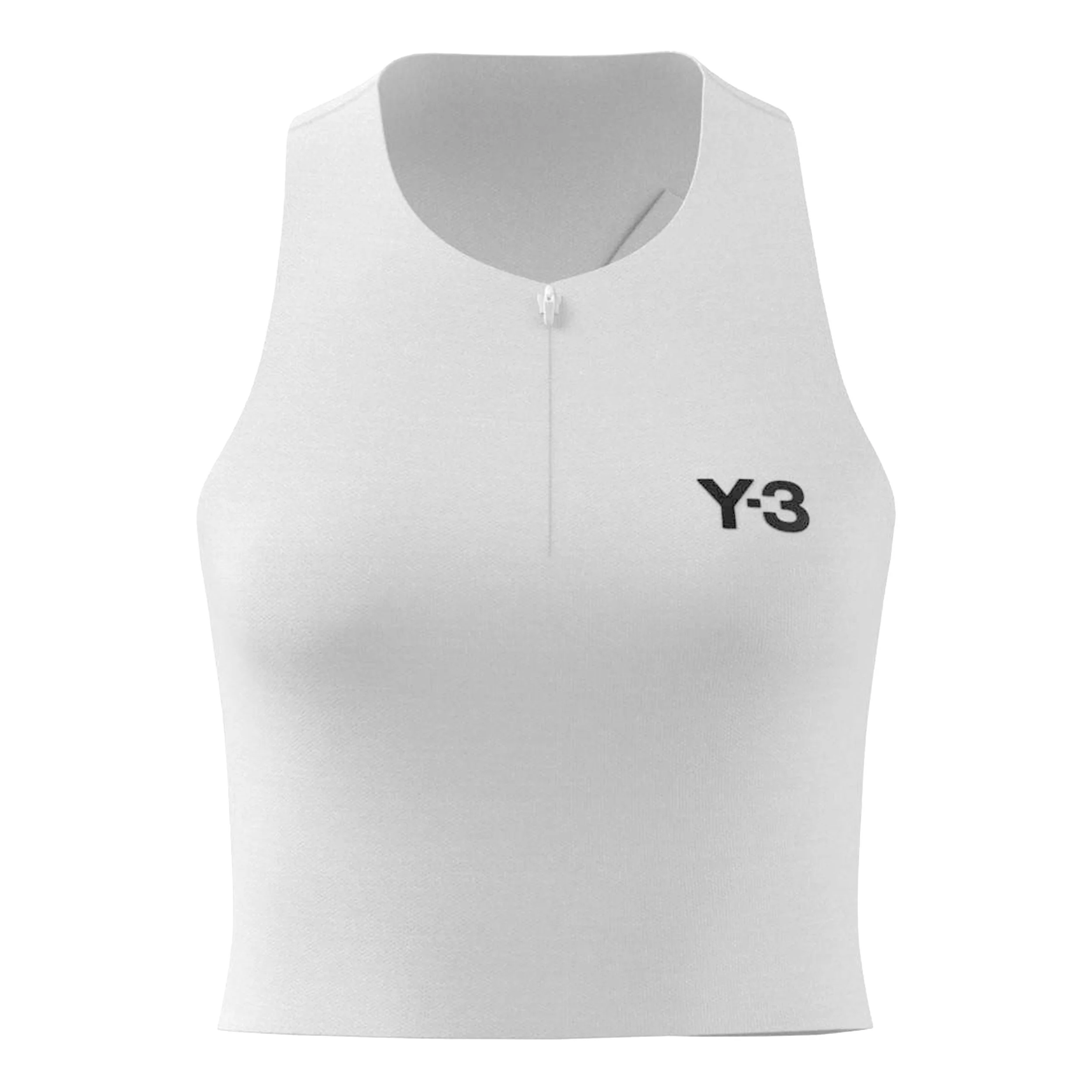 Y-3 Crop Débardeur Tank Top Femmes-Gris