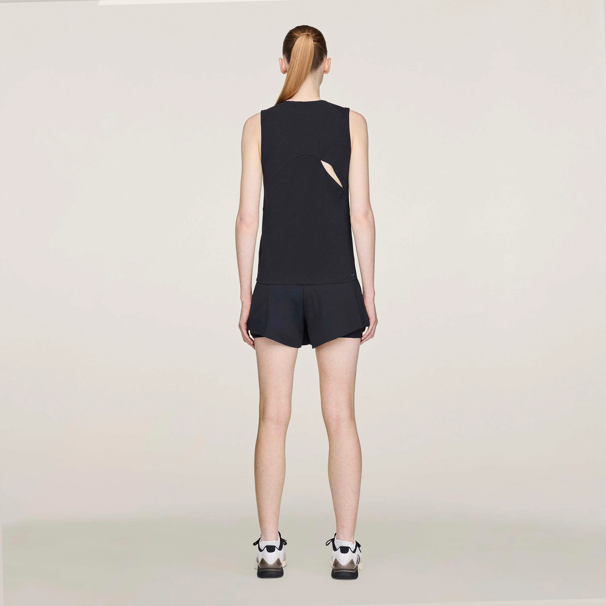 Y-3 Match Débardeur Tank Top Femmes-Noir - Image 3