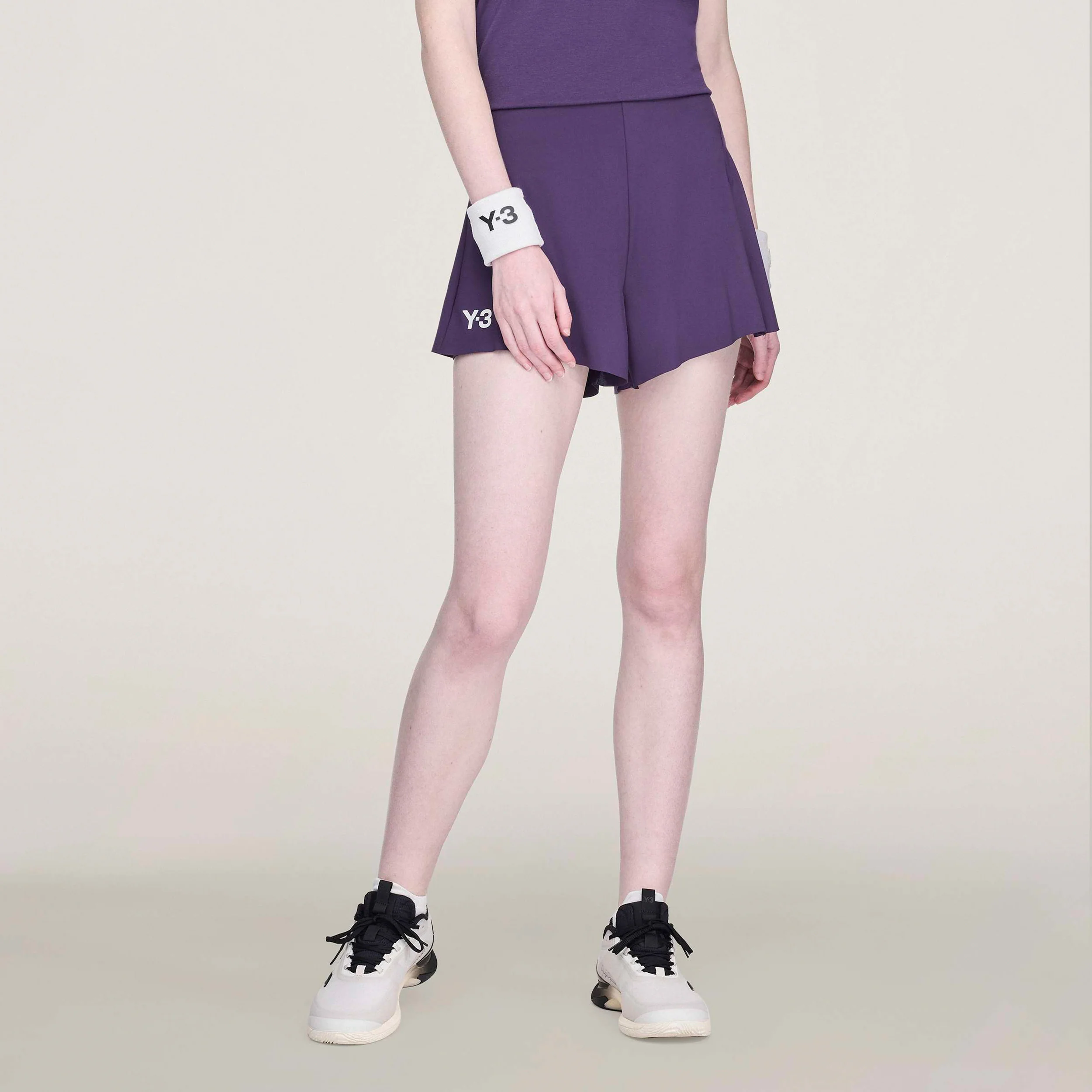 Y-3 Match Shorts Femmes-Violet - Image 2