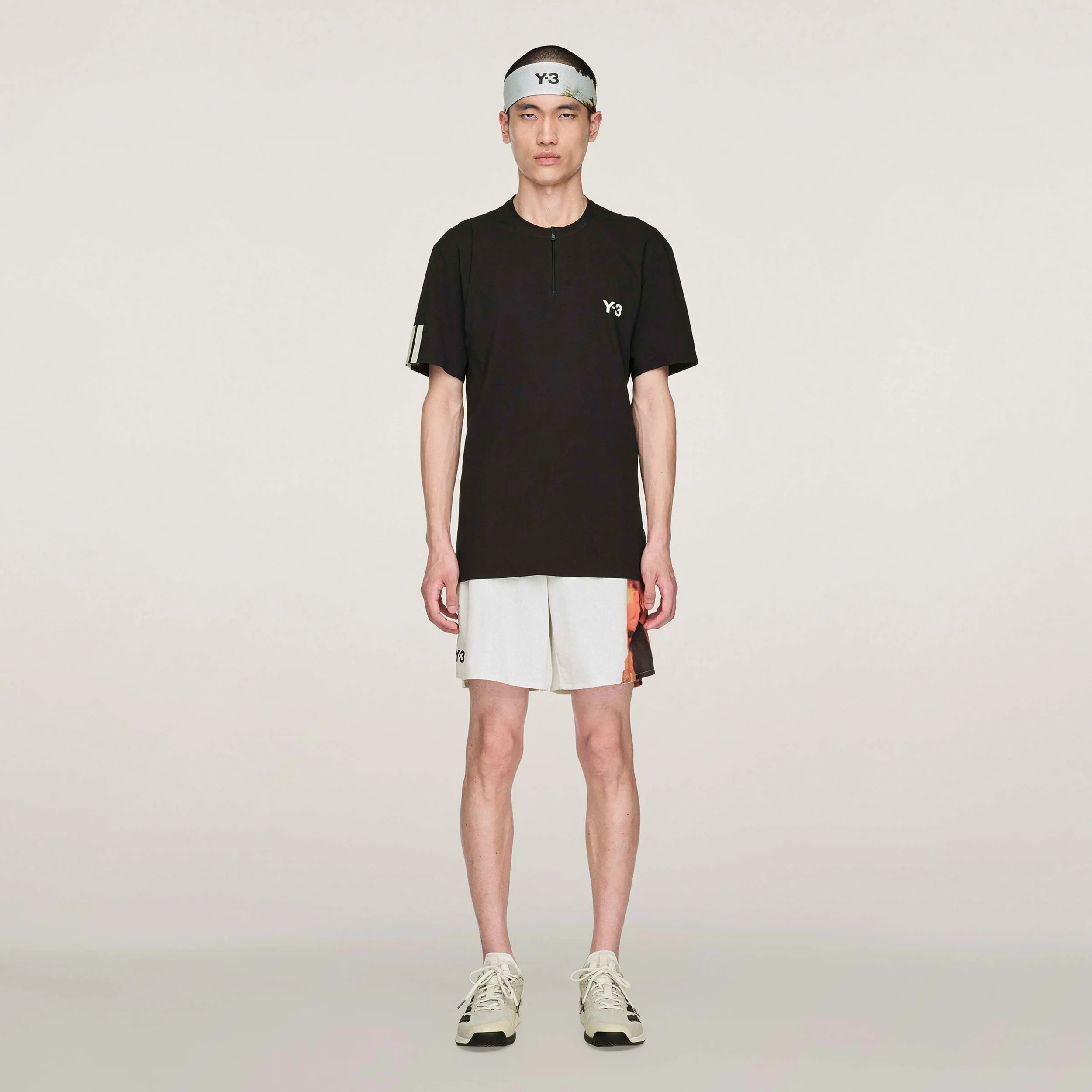 Y-3 Shorts Hommes-gris