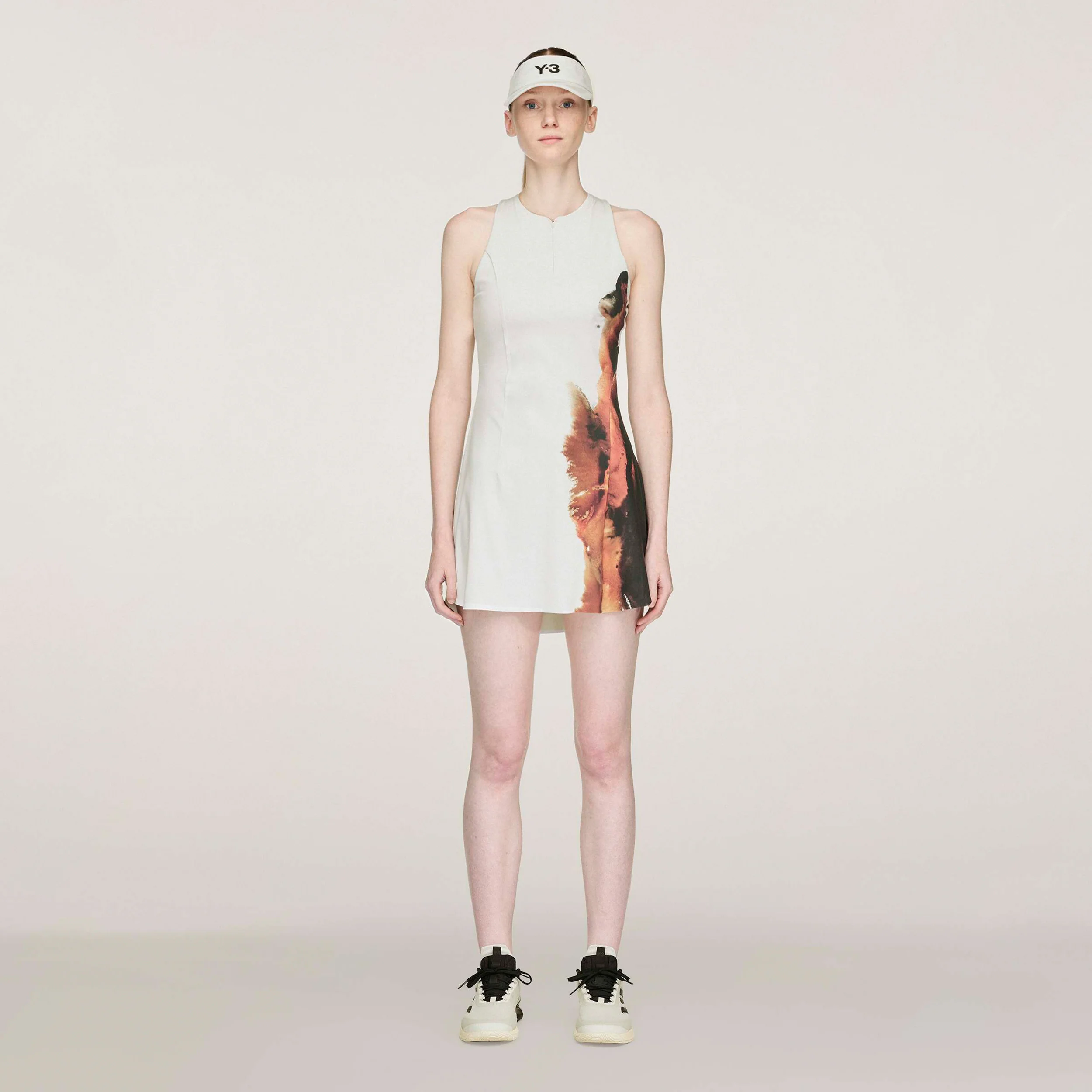 Y-3 Wow Robe Femmes-Crème,Multicouleur