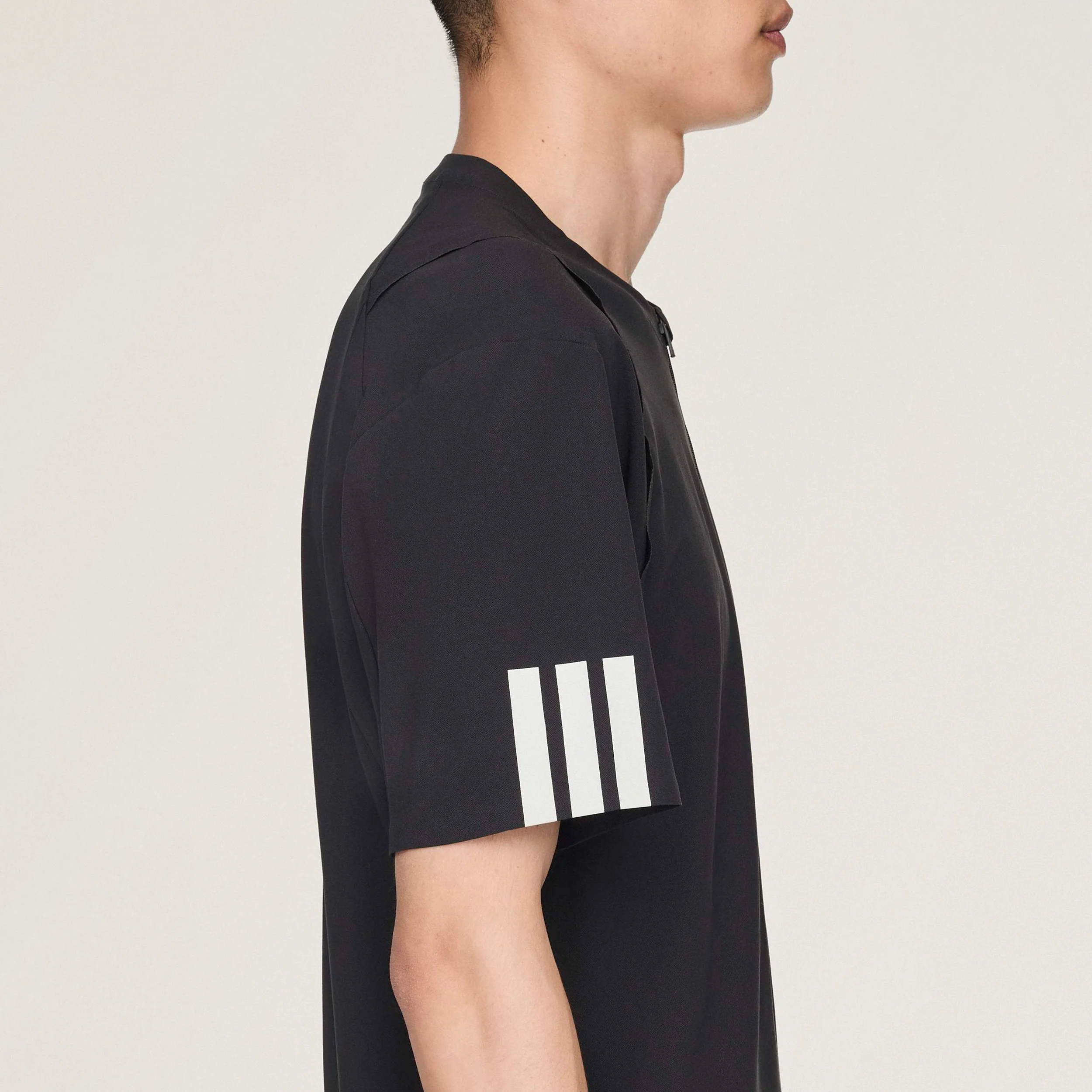 Y-3 Zip Polo Hommes-Noir - Image 6