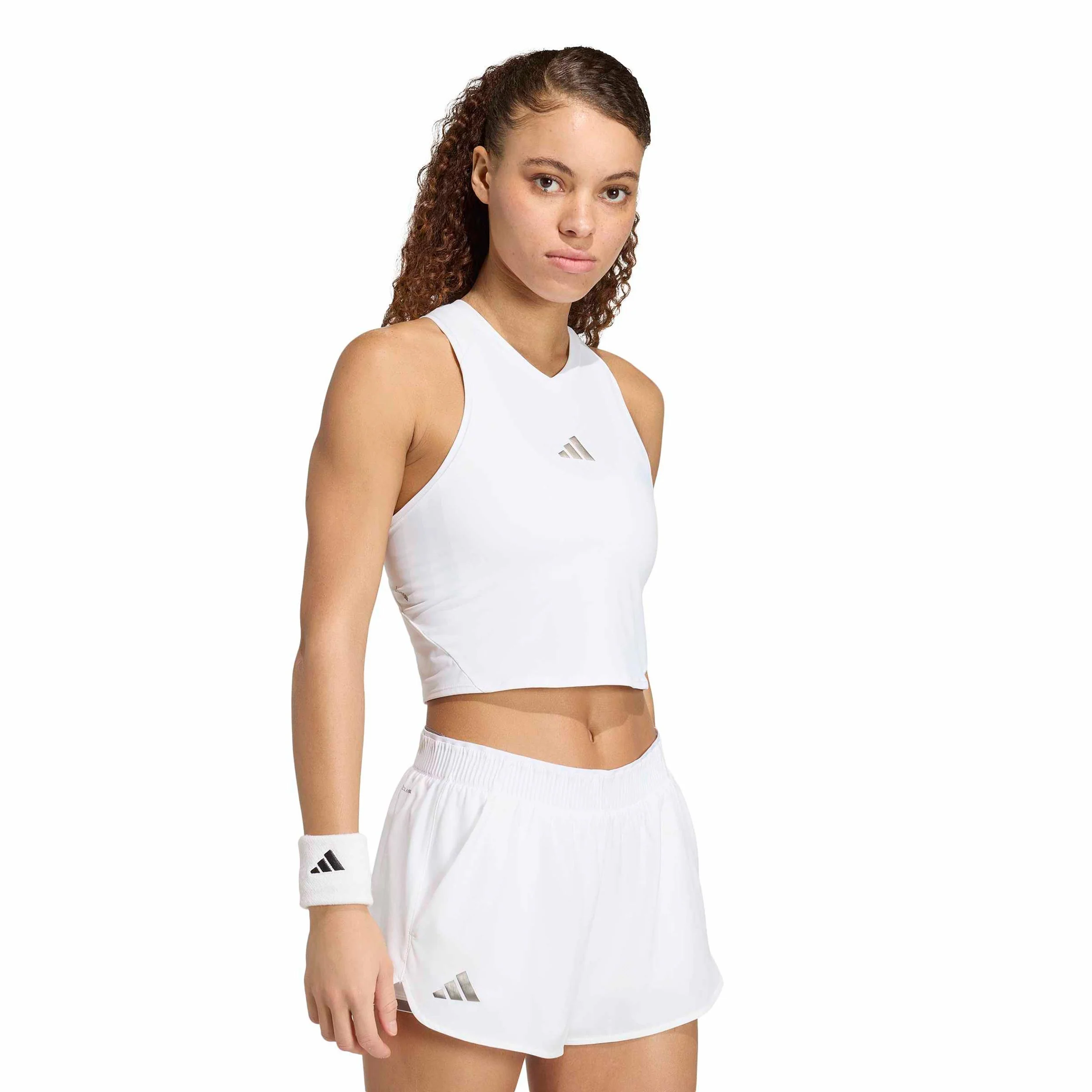 Y- Pro Crop Débardeur tank top Femmes - blanc, noir