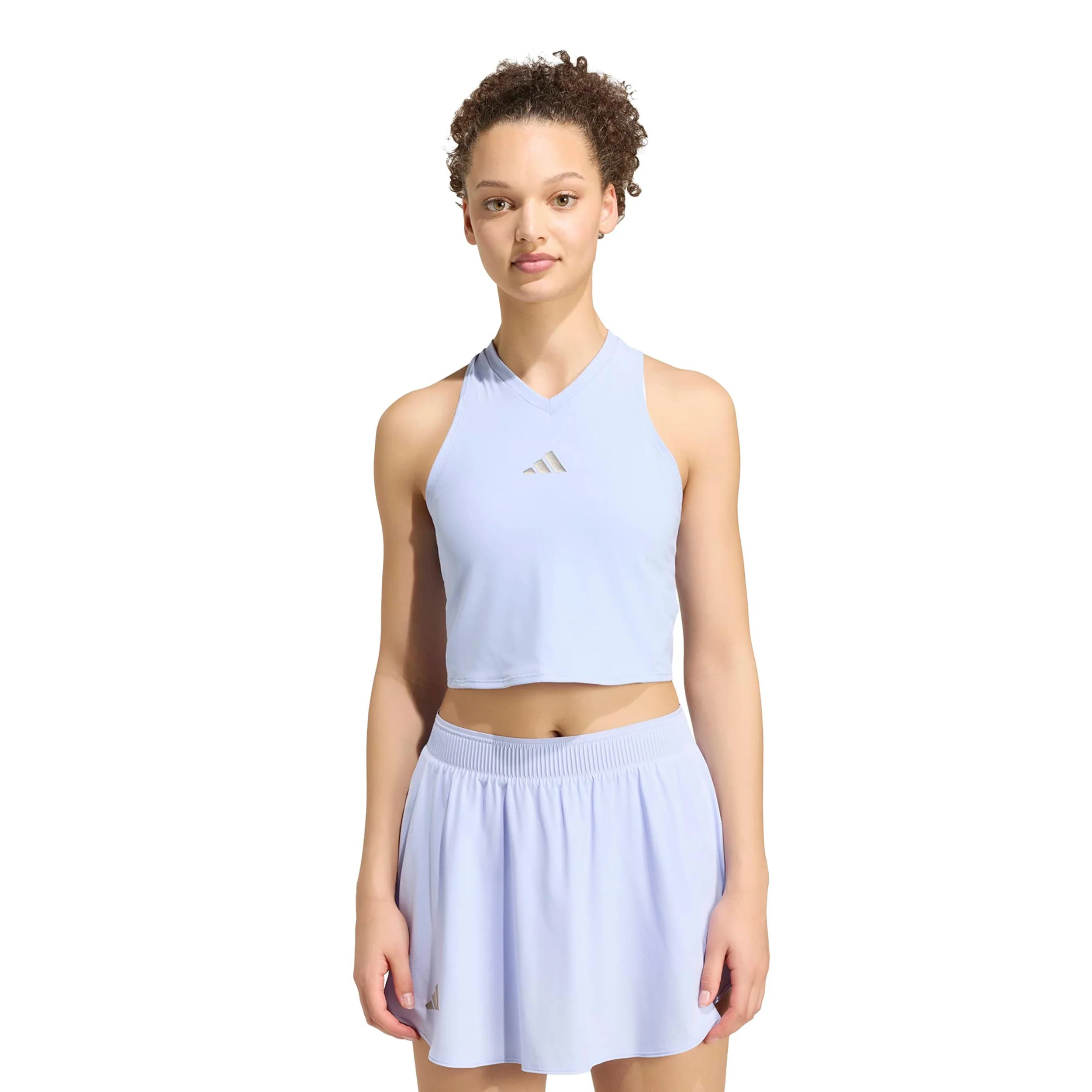 Y- Pro Crop Débardeur tank top Femmes - lilas, argent