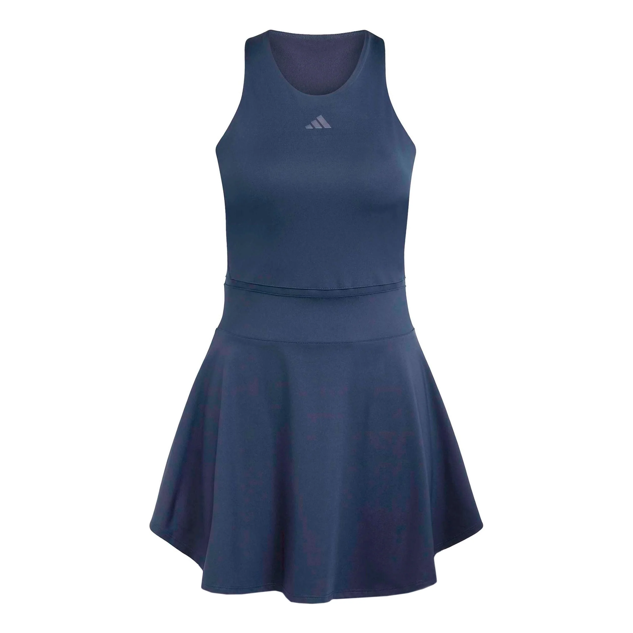 Y- Robe Femmes - bleu foncé, blanc