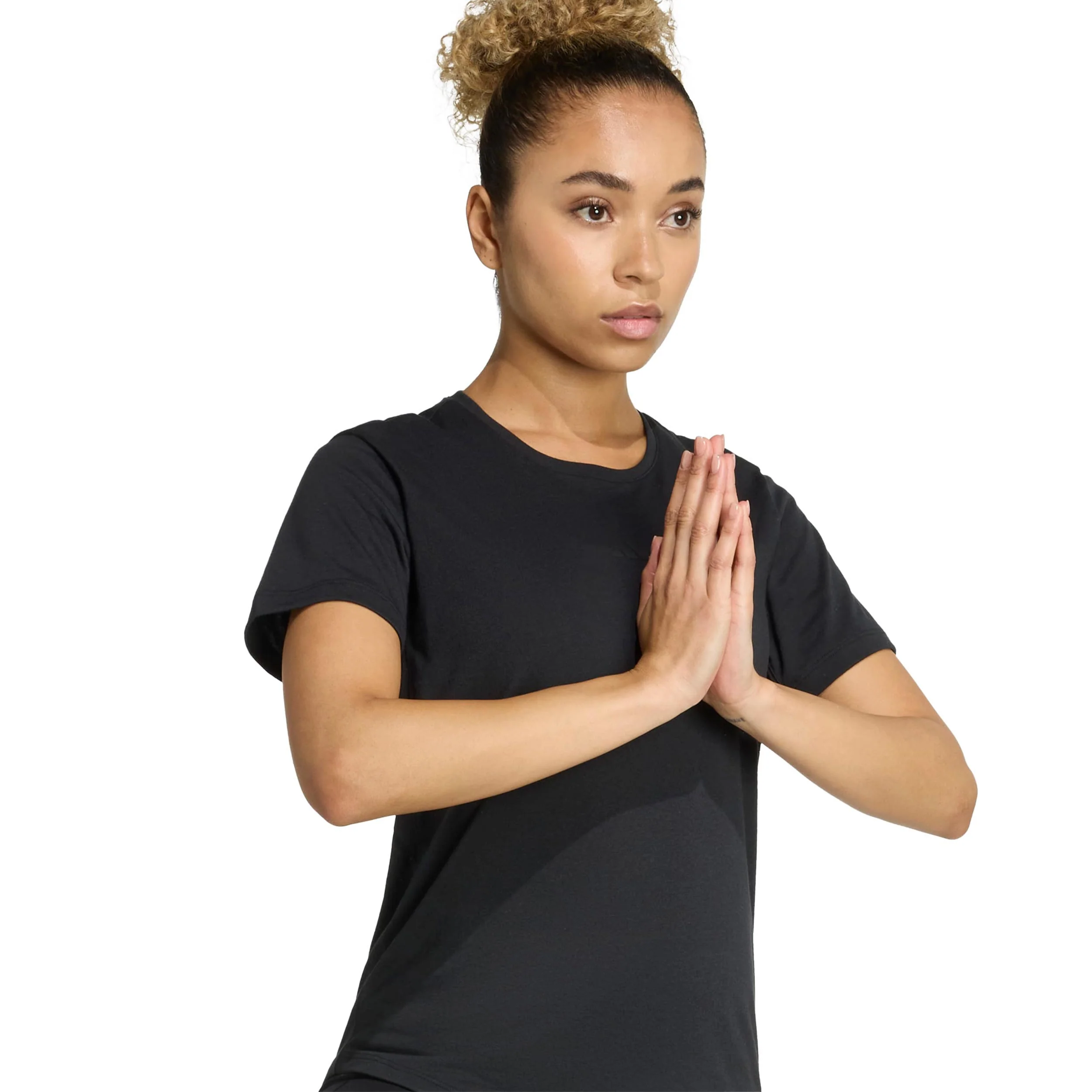 Yoga Essentials T-shirt Femmes - noir - Image 5