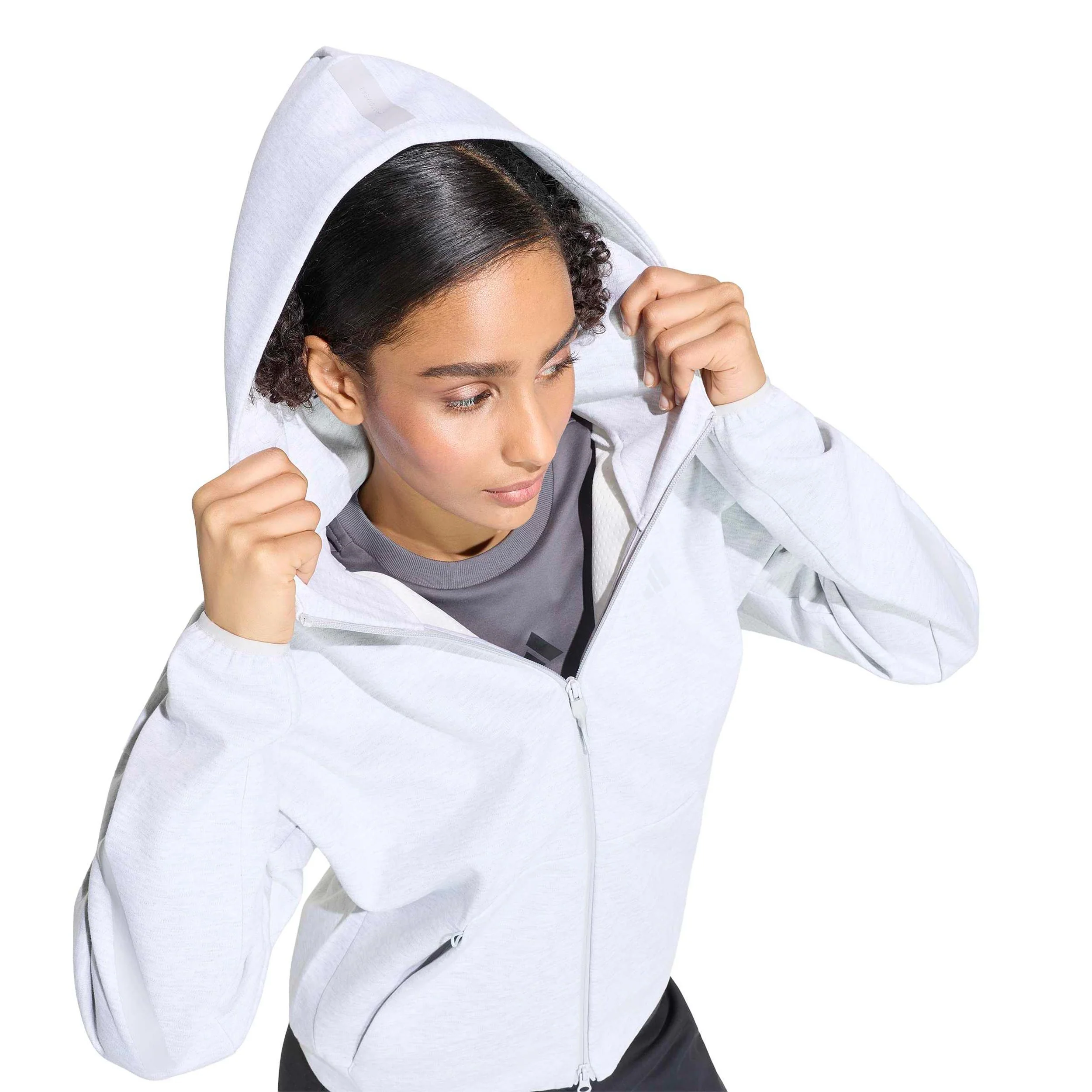 Z.N.E. Gilet en coton Femmes - gris clair - Image 6