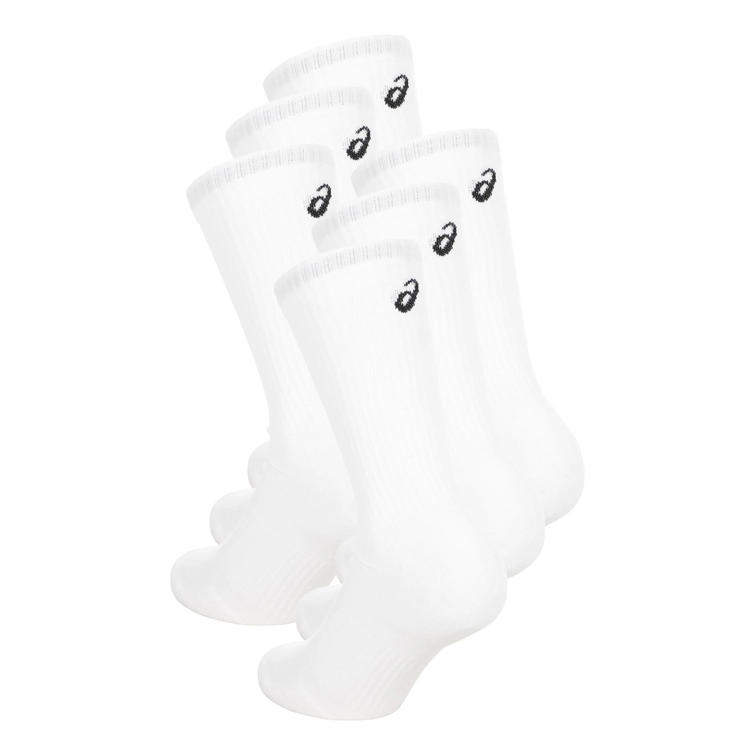 6PPK Crew Chaussettes de running Unisex-blanc - Image 2
