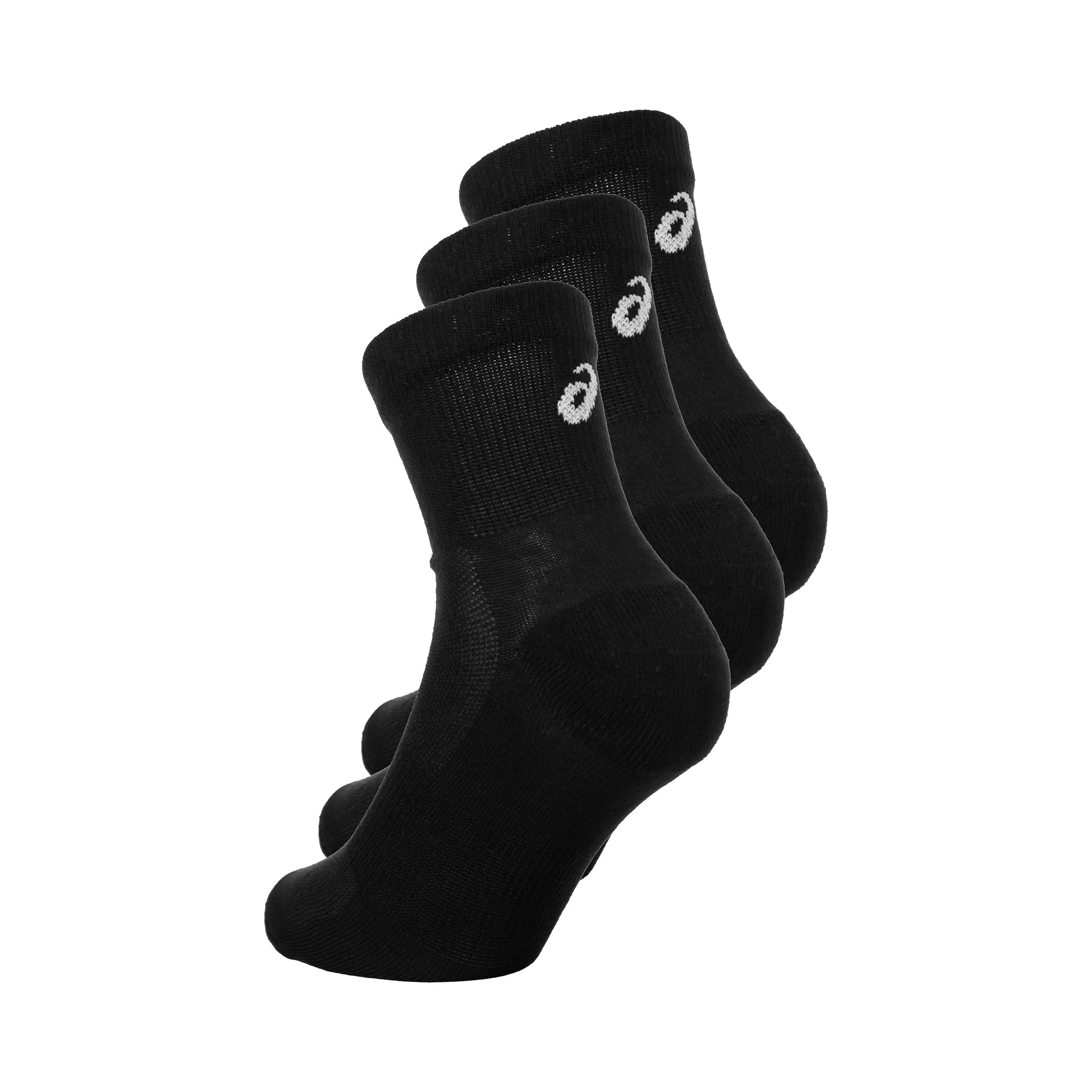 Chaussettes de tennis - Pack de 3 Unisex-noir - Image 2