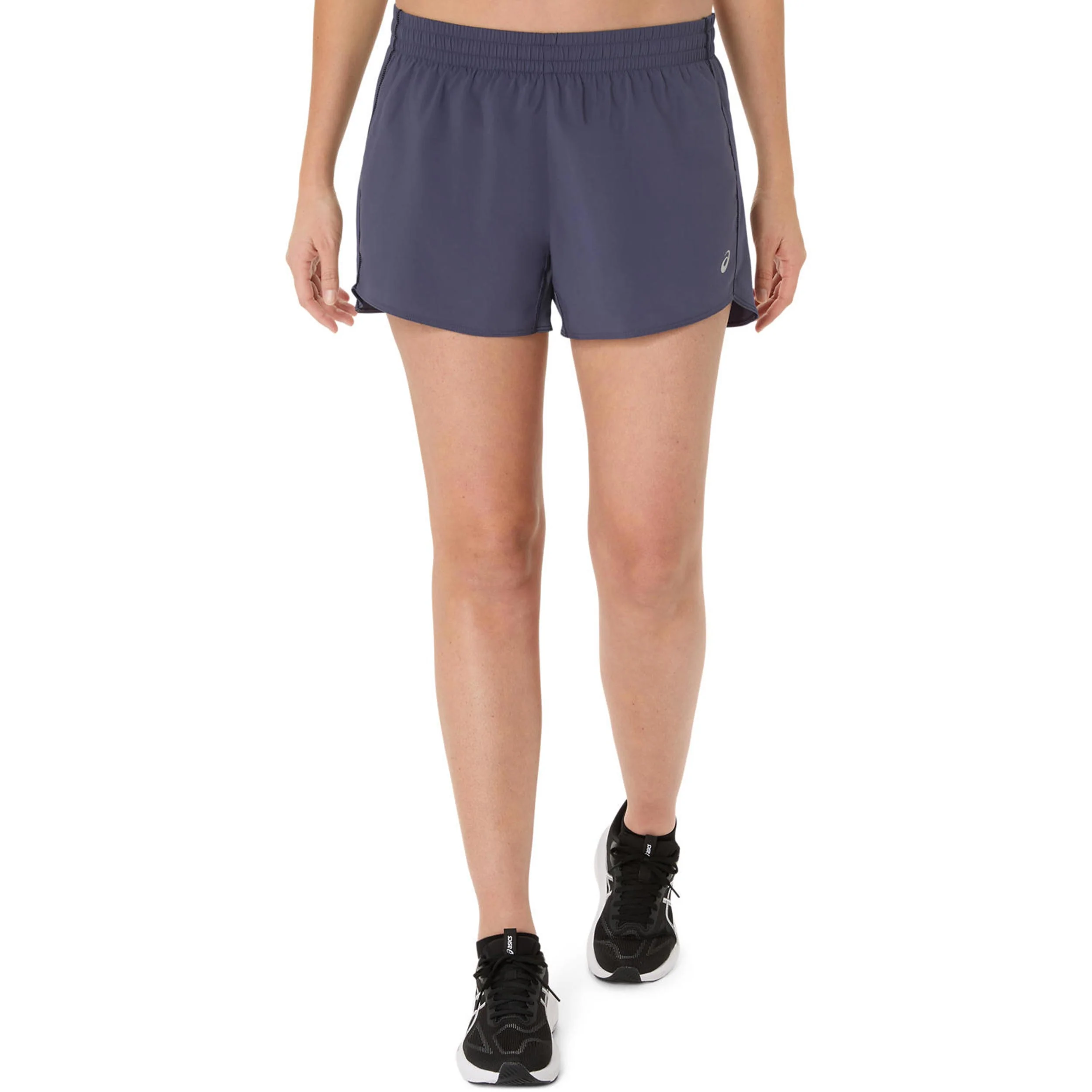 Core 4in Short De Running Femmes-Bleu Gris