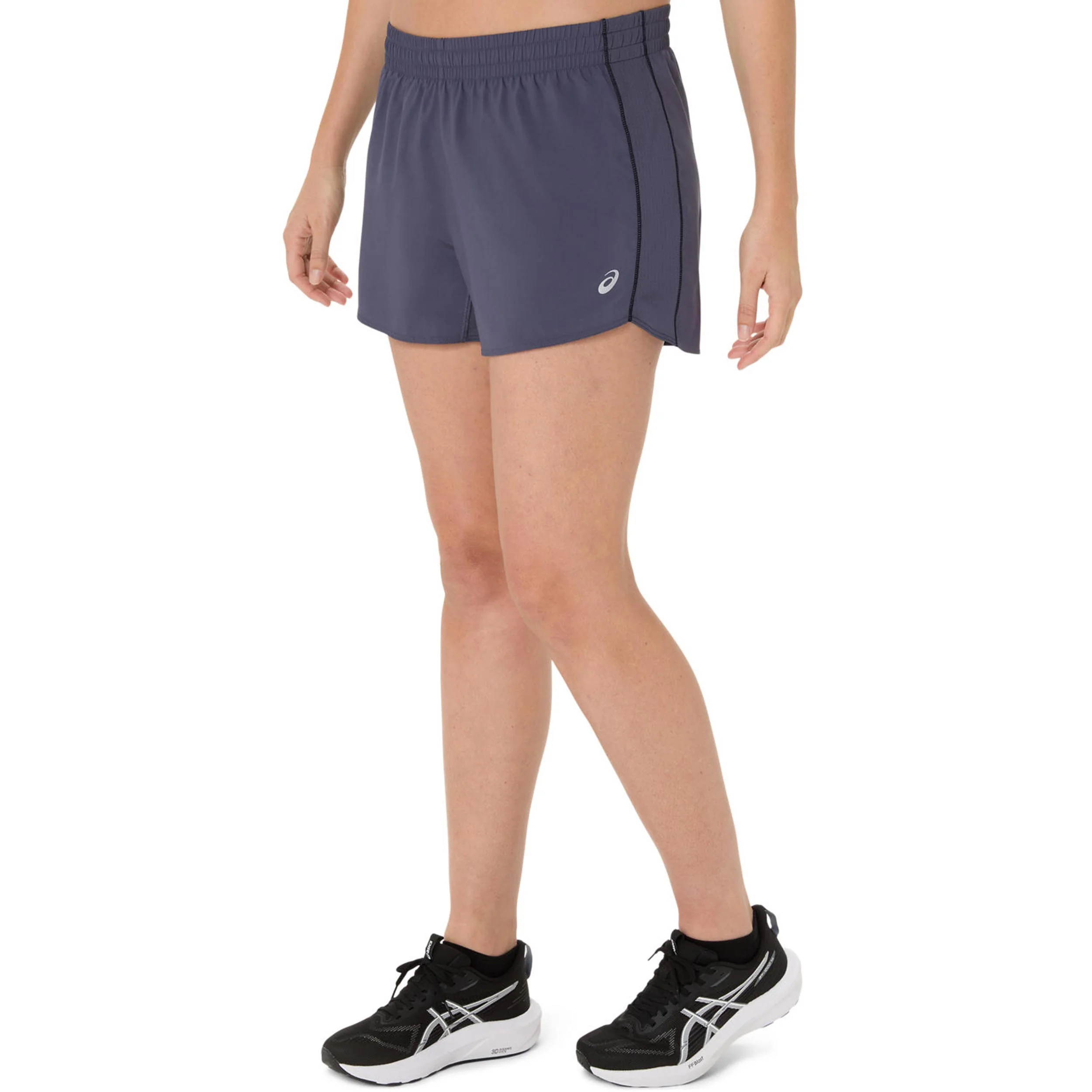 Core 4in Short De Running Femmes-Bleu Gris - Image 3