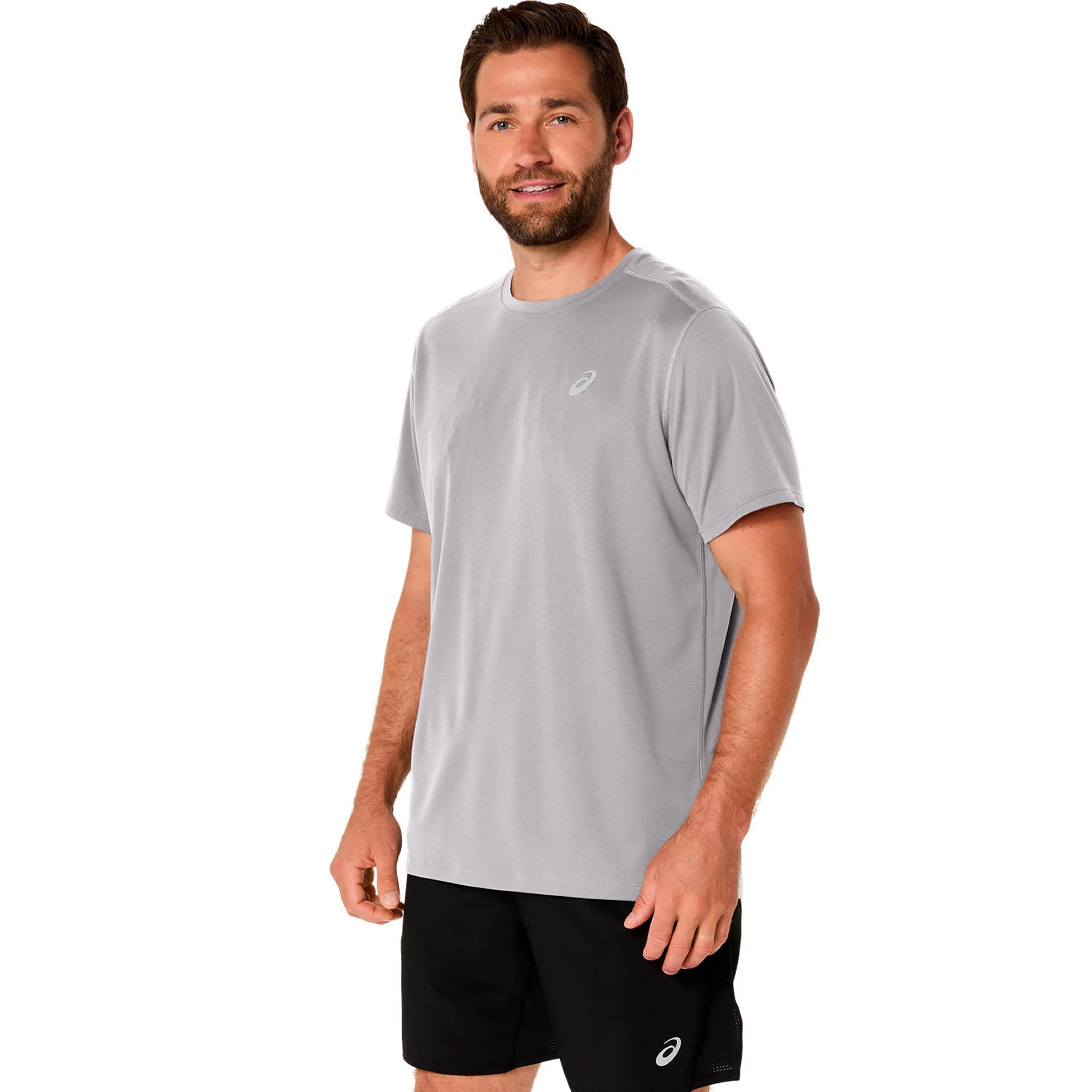Core Maillot de course Hommes - gris clair