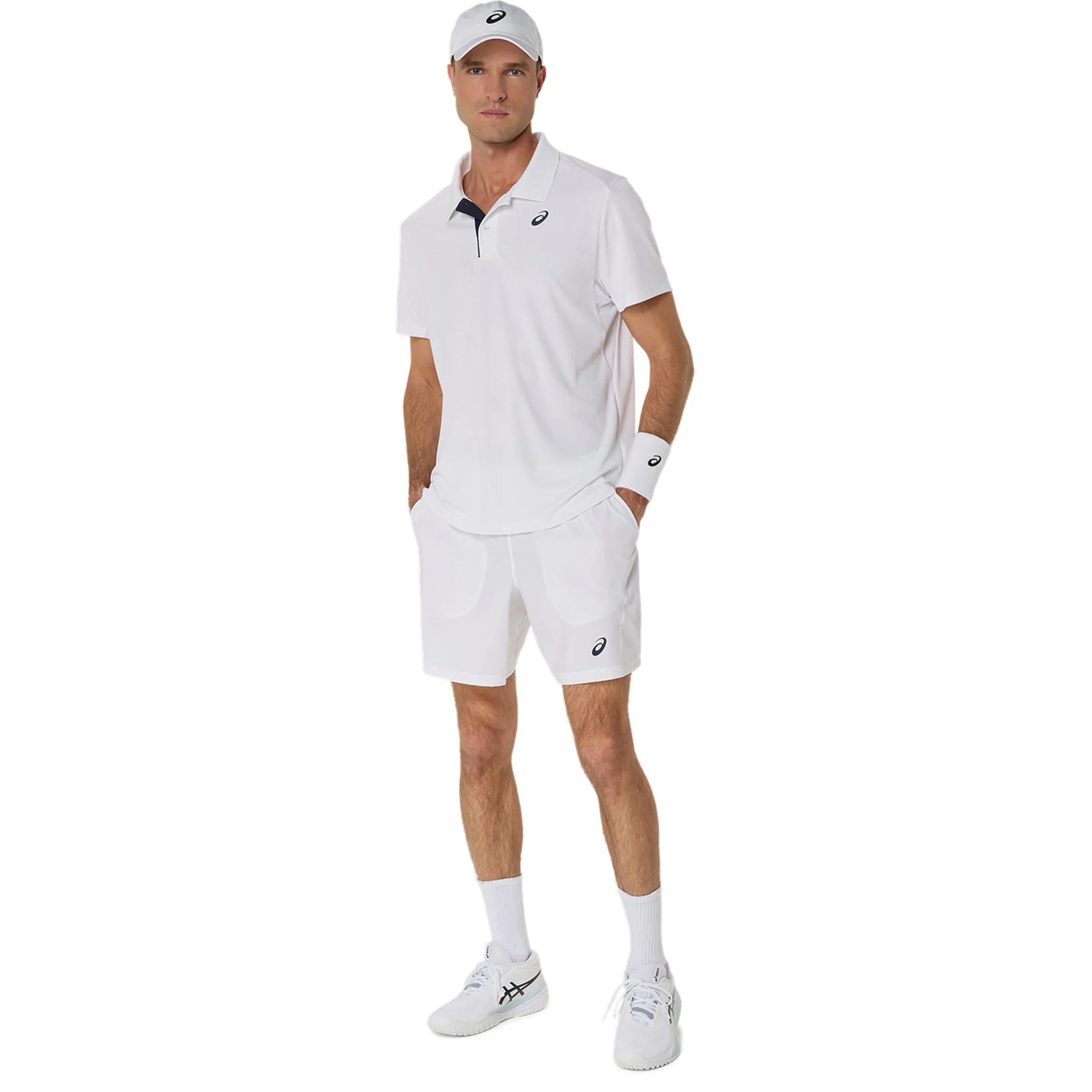 Court 7in Shorts Hommes-blanc - Image 11