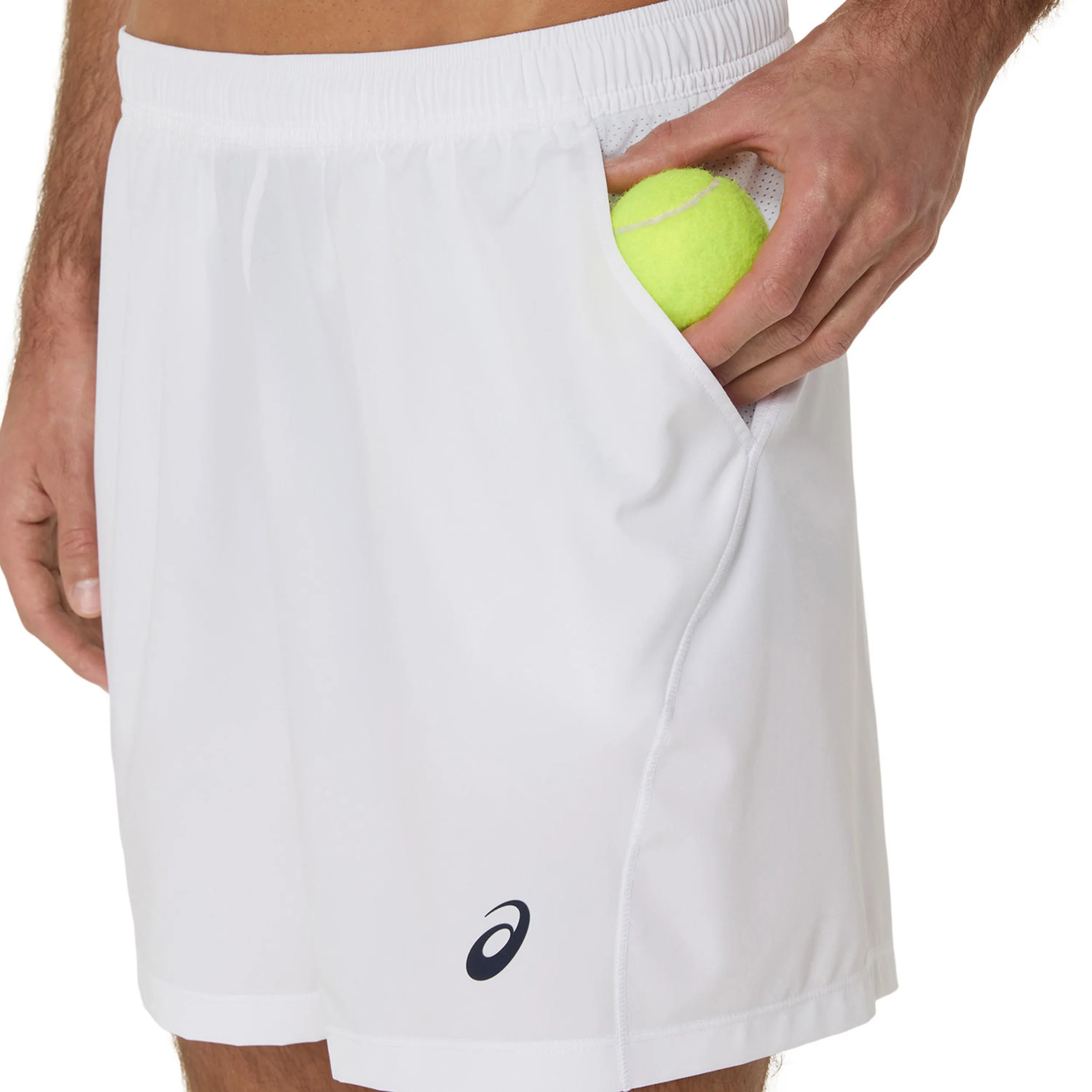 Court 7in Shorts Hommes-blanc - Image 8