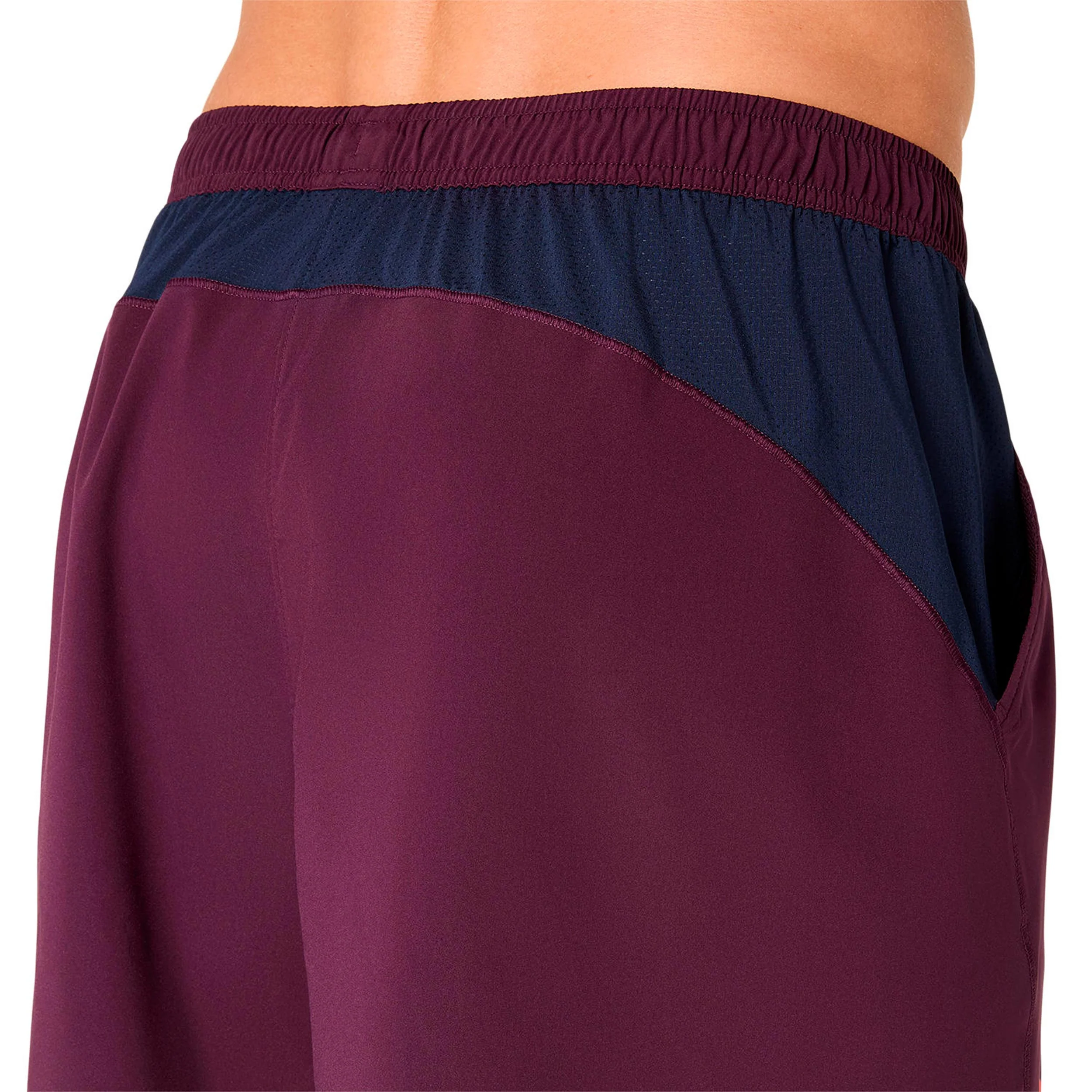 Court 7in Shorts Hommes - rouge vin - Image 7