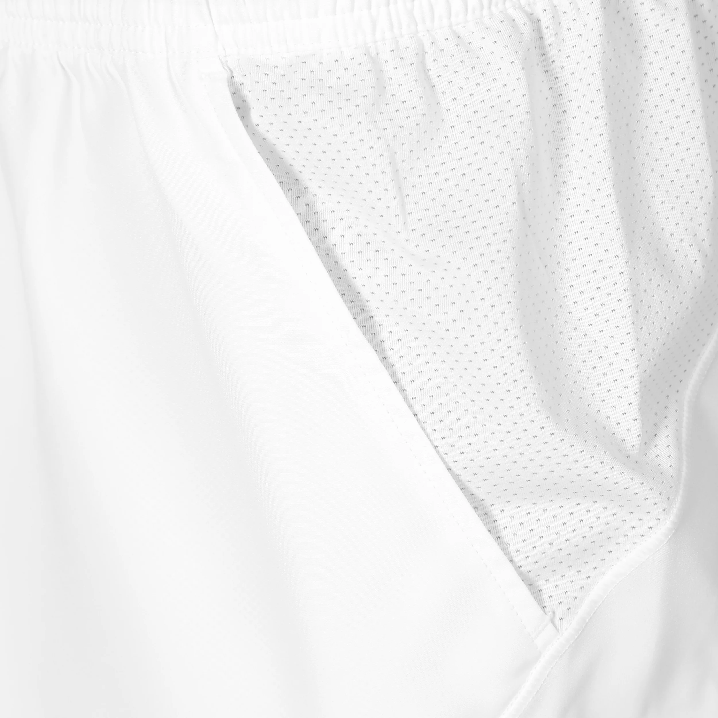Court 9in Shorts Hommes-Blanc - Image 4