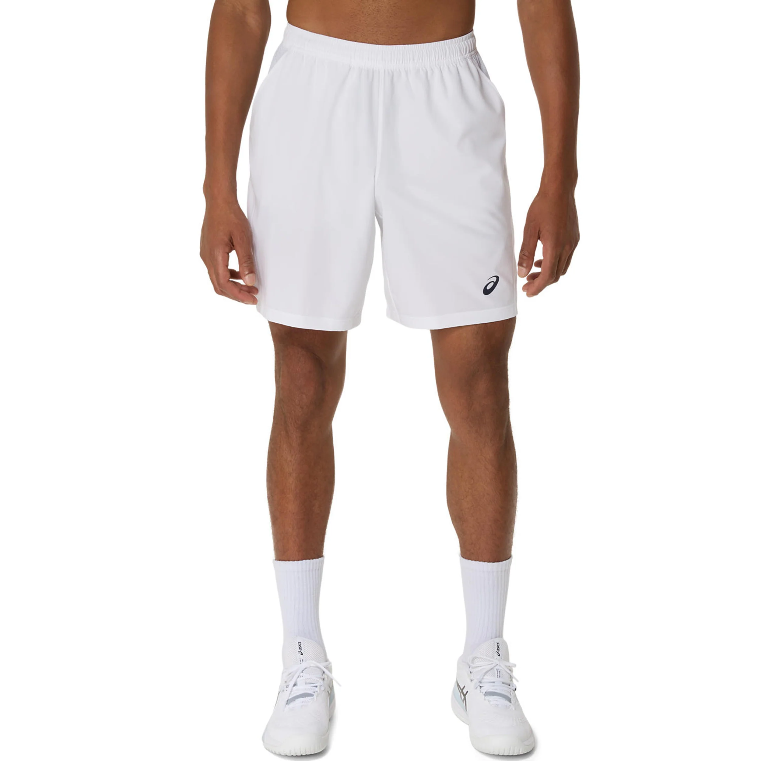 Court 9in Shorts Hommes-Blanc - Image 5