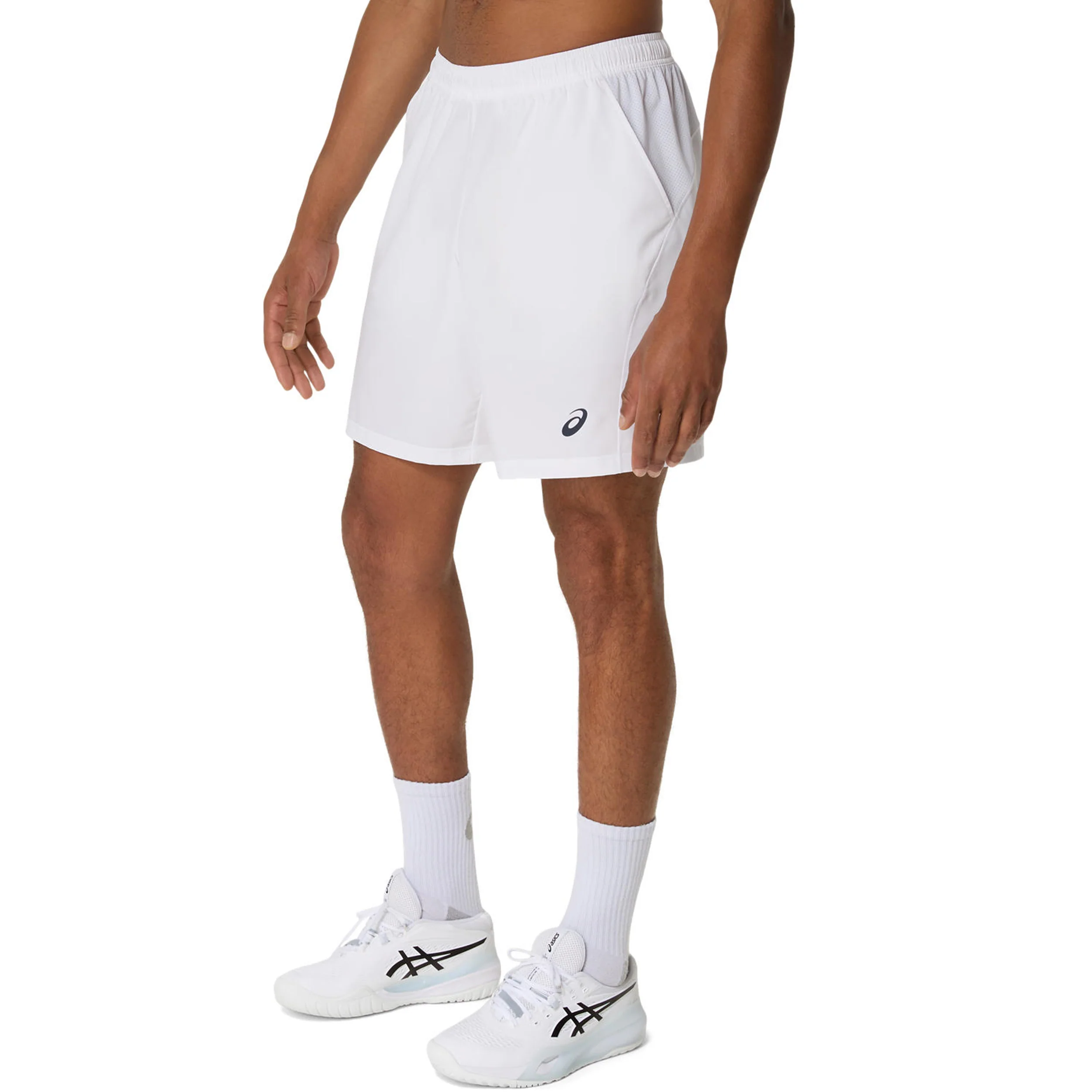 Court 9in Shorts Hommes-Blanc - Image 7