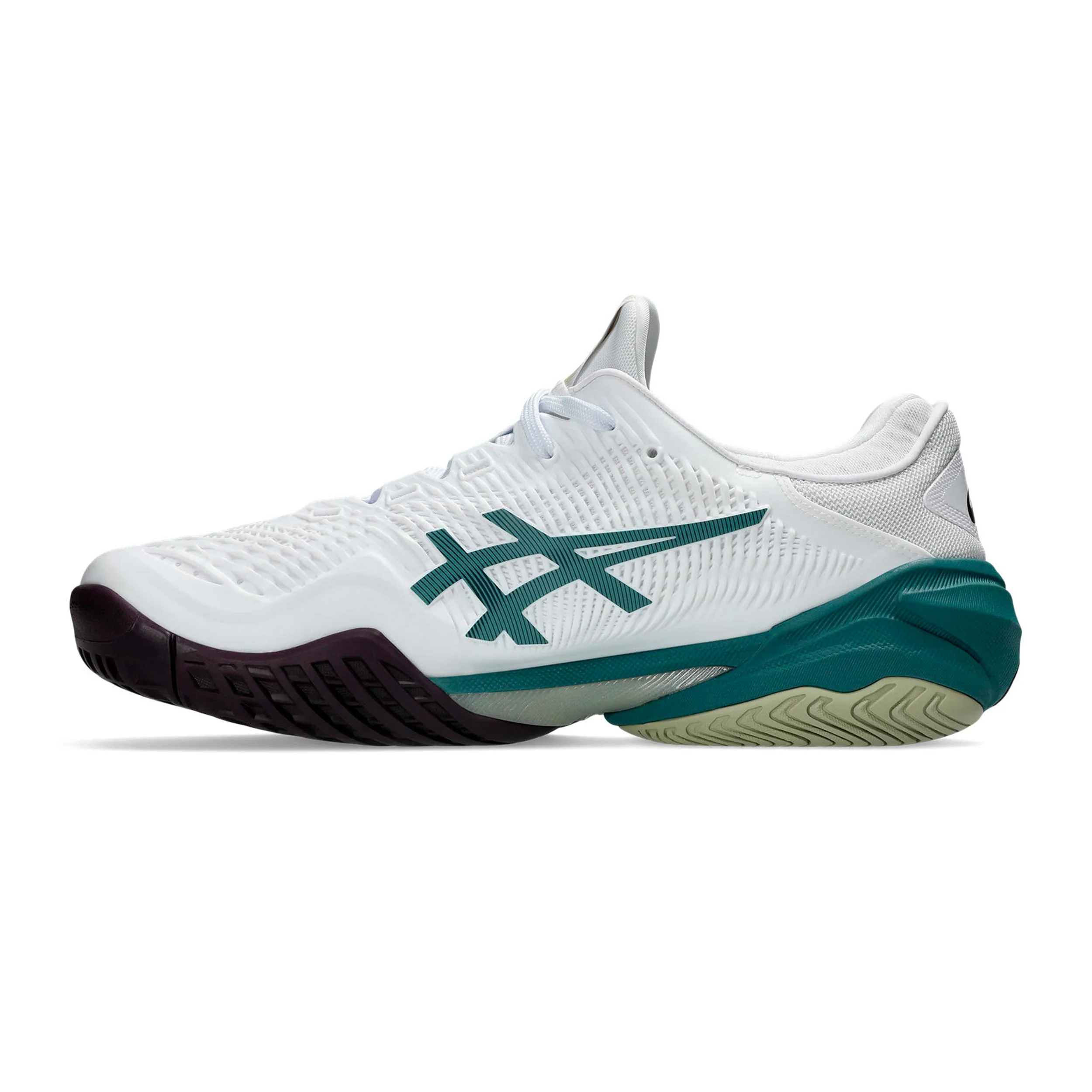 Court FF 3 Chaussures toutes surfaces Hommes - blanc, sauge - Image 2