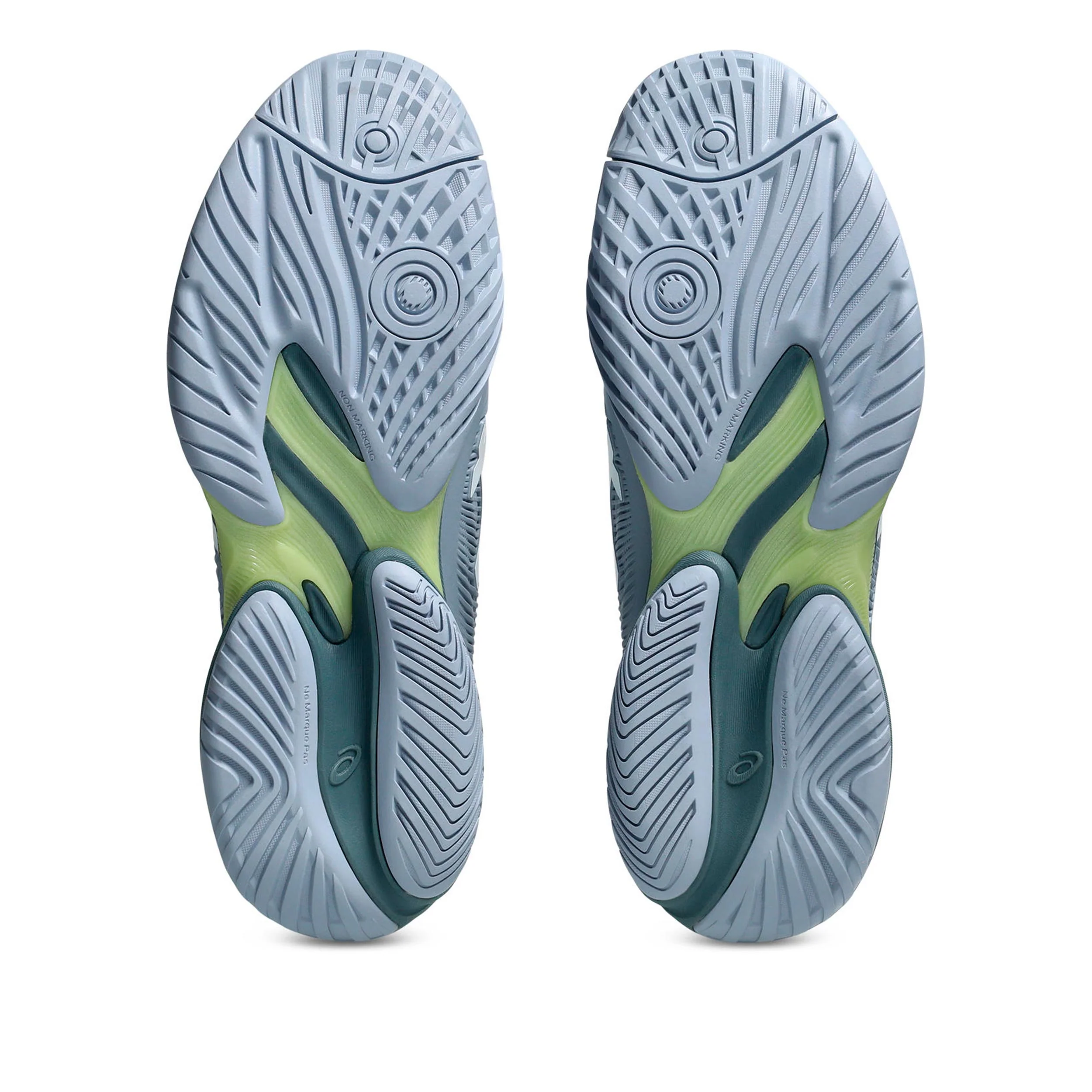 Court FF 3 Chaussures toutes surfaces Hommes - bleu gris, blanc - Image 4