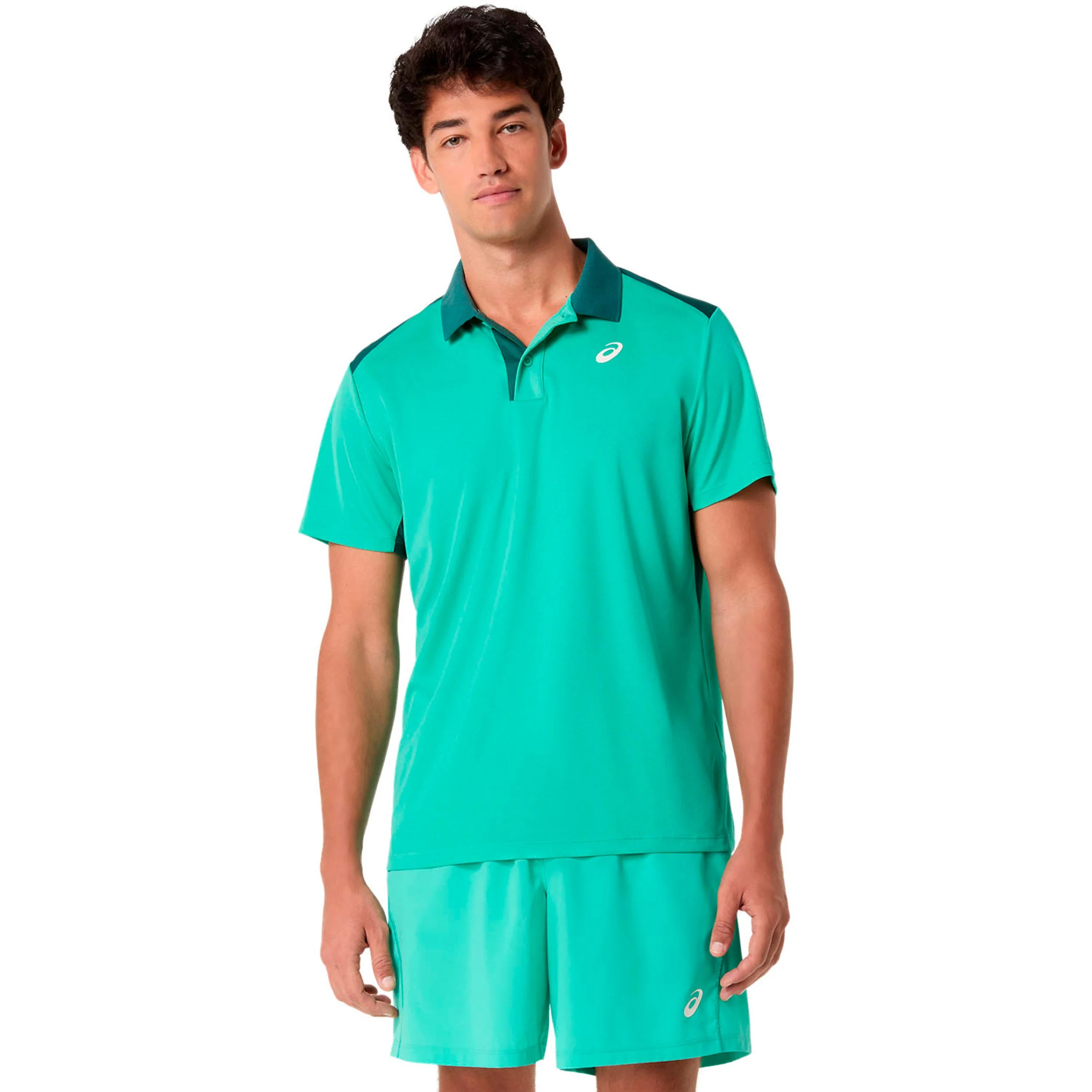 Court Polo Hommes-vert - Image 2