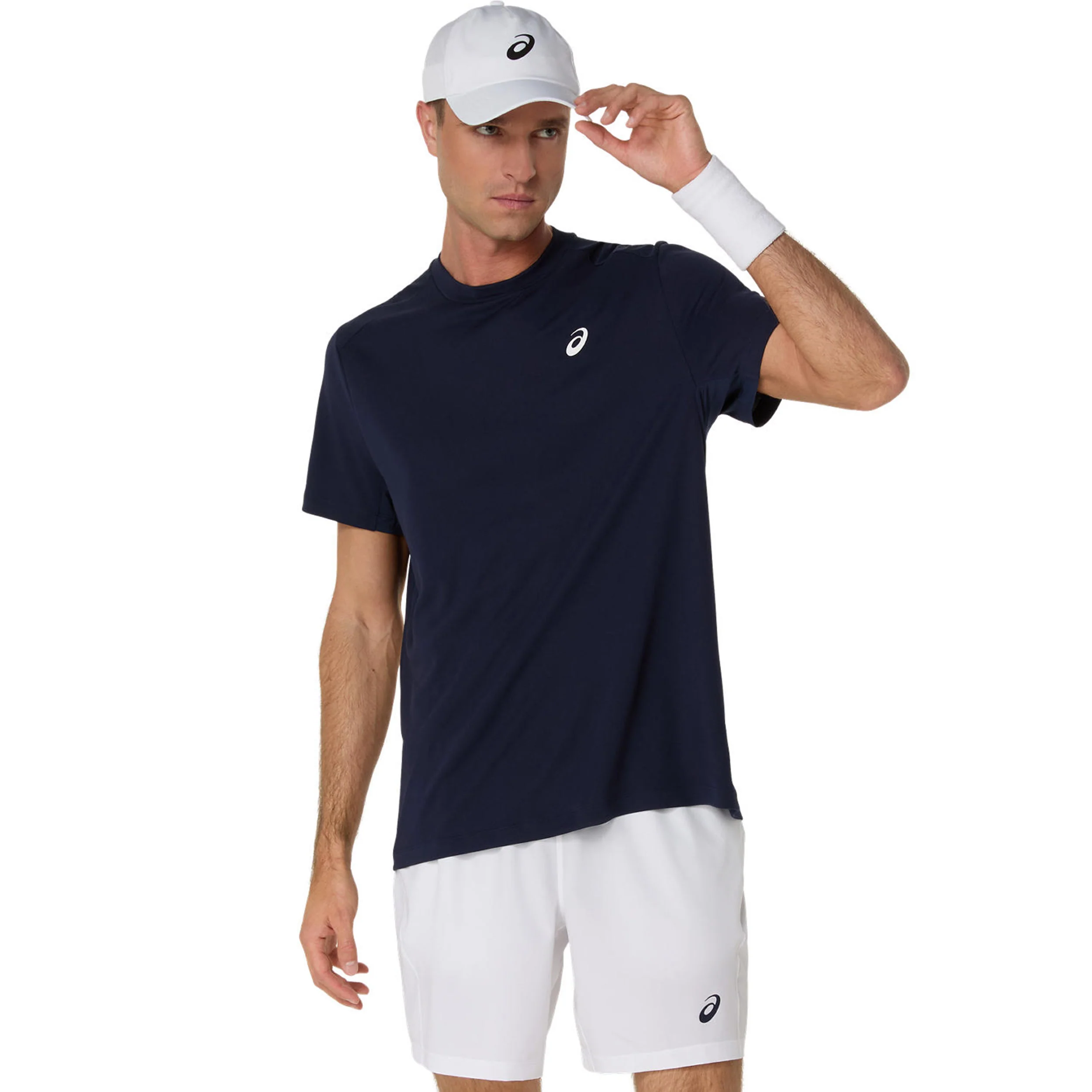 Court T-shirt Hommes-Bleu Foncé - Image 4