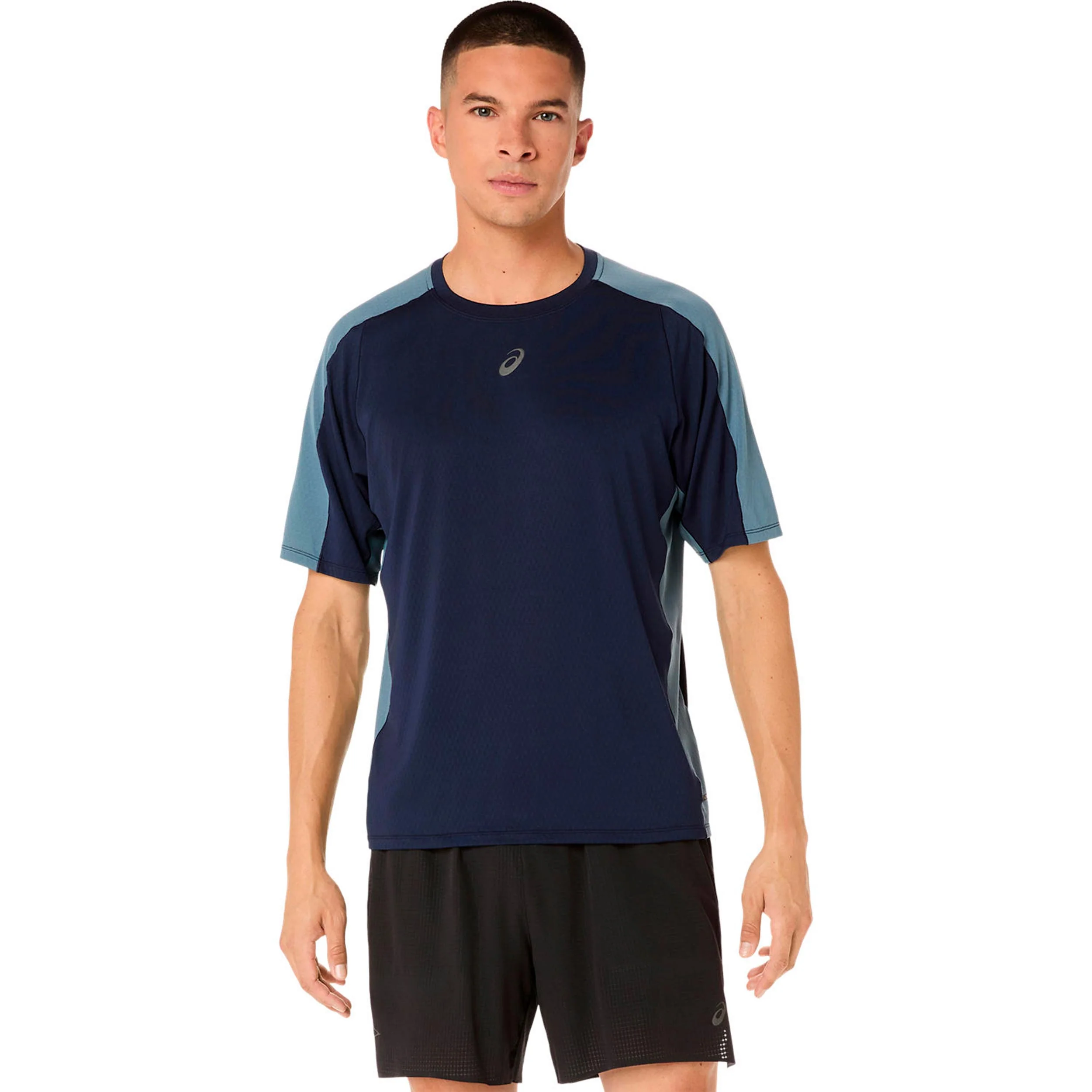 Fujitrail Elite Maillot de course Hommes-bleu foncé, gris