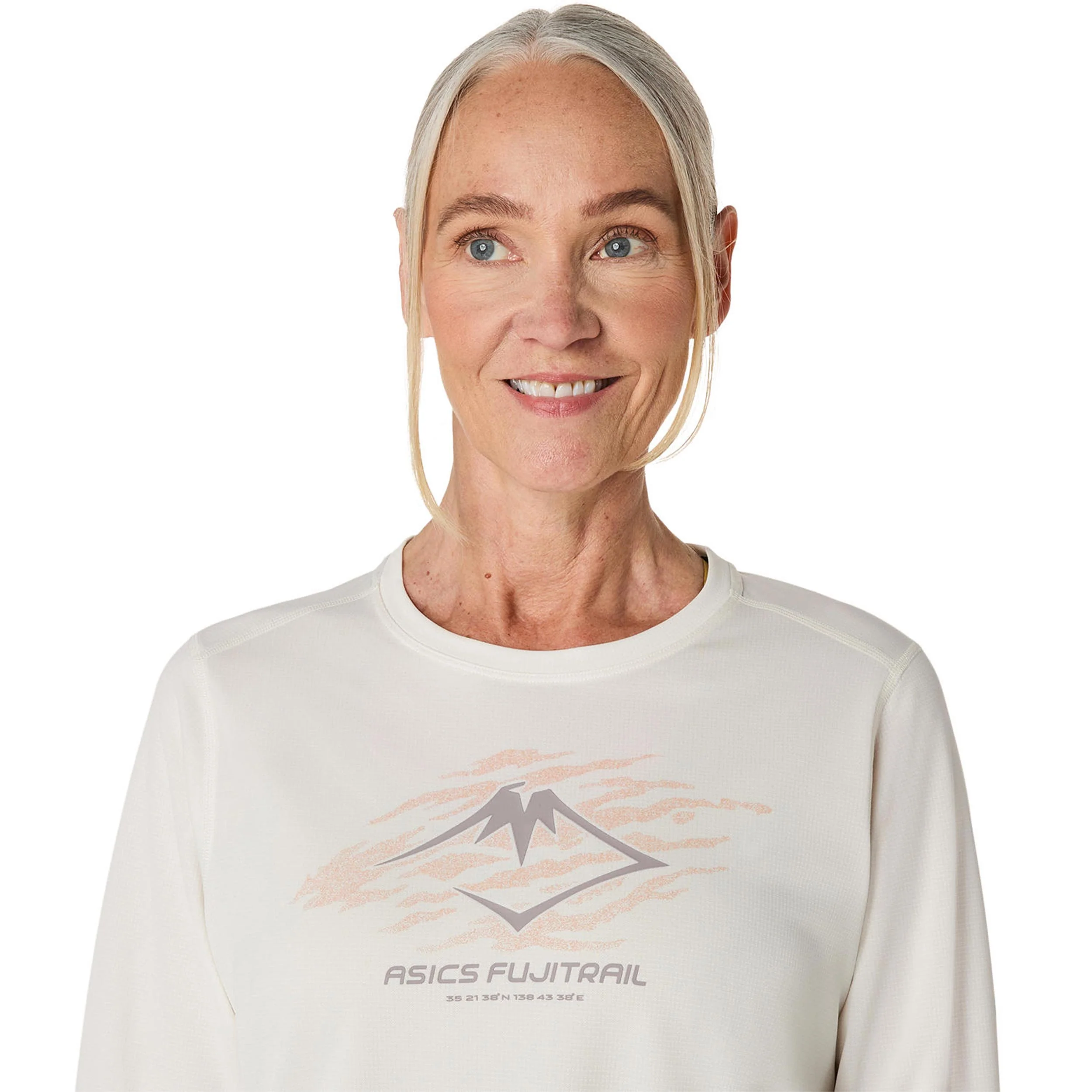 Fujitrail Logo Maillot De Course Femmes-Beige - Image 4