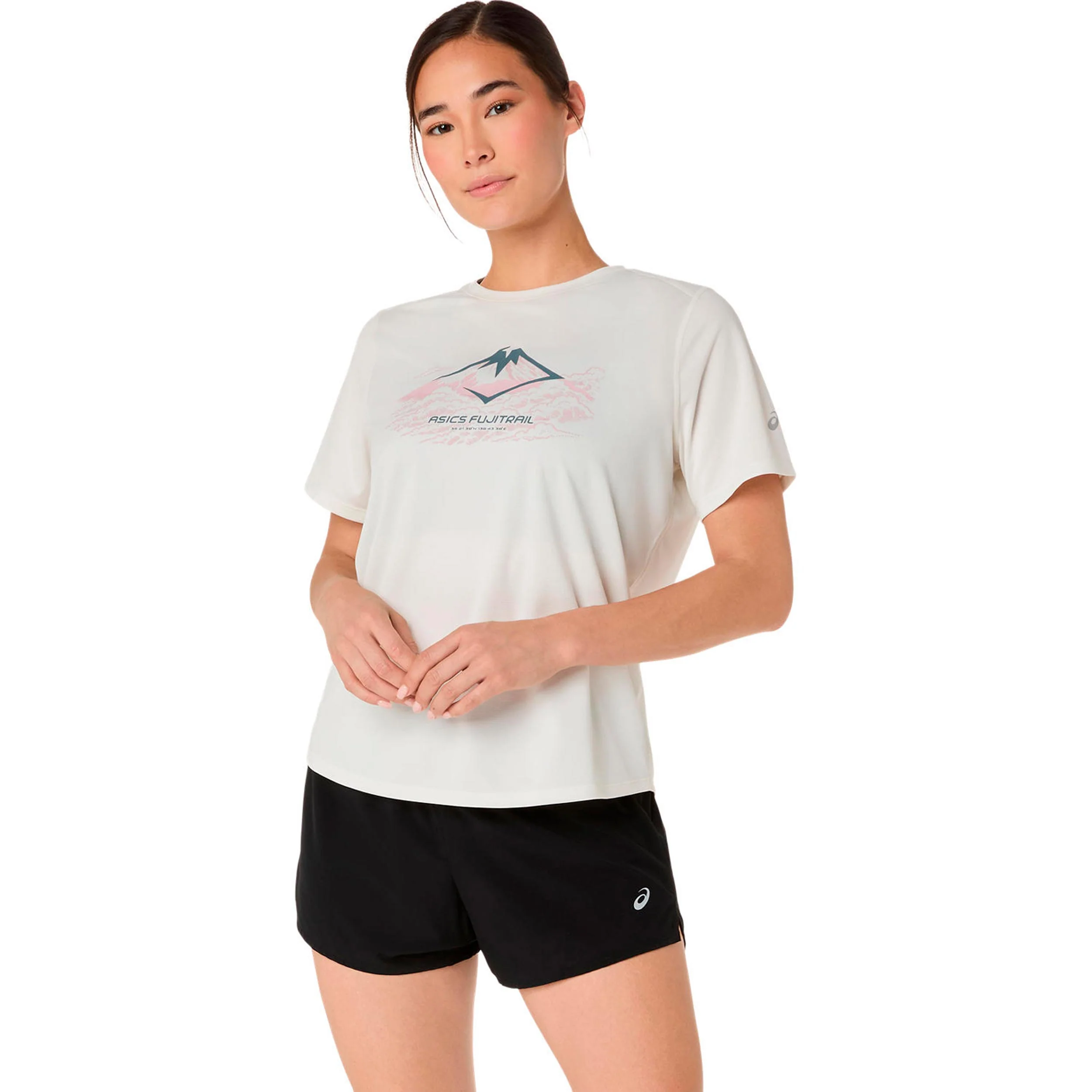 Fujitrail Logo Maillot de course Femmes - beige